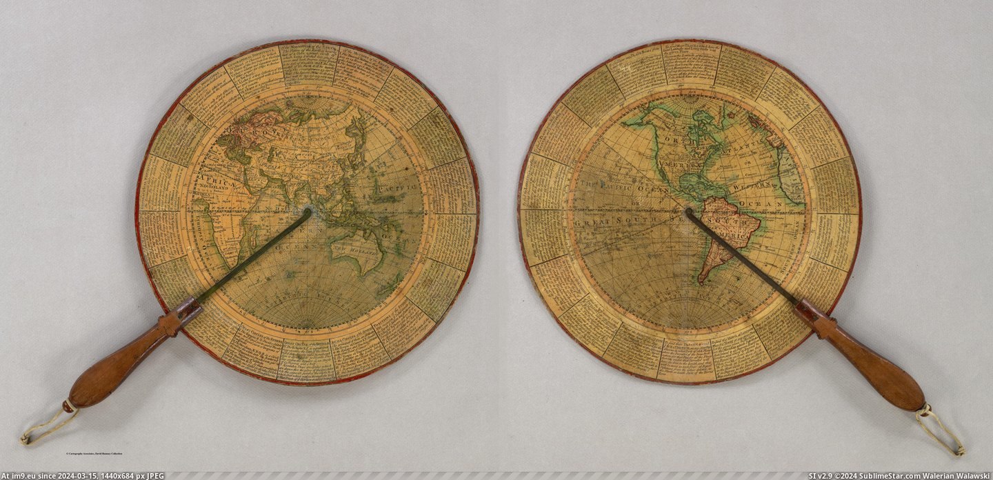 #Rare #Geographic #Political #Geographical #Hemispheres #Terrestrial #Wheel #Shown #Astronomical [Mapporn] A very rare Geographical-Astronomical wheel on which the terrestrial hemispheres are shown, with political, geographic Pic. (Изображение из альбом My r/MAPS favs))