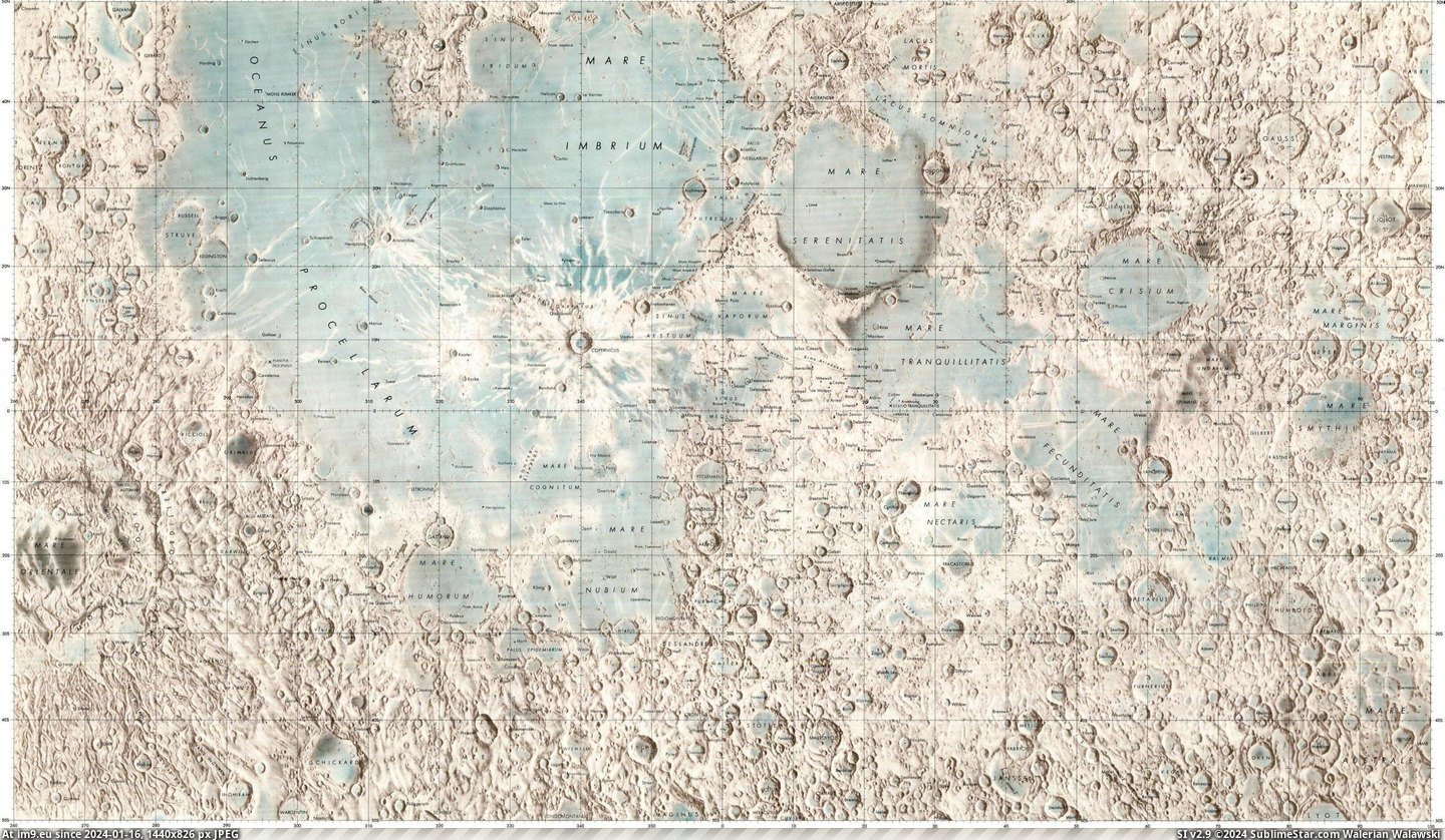 #Earth #Visible #Cartography #Moon [Mapporn] Cartography of the Moon's near side (Visible from Earth). [4000x2314] Pic. (Obraz z album My r/MAPS favs))
