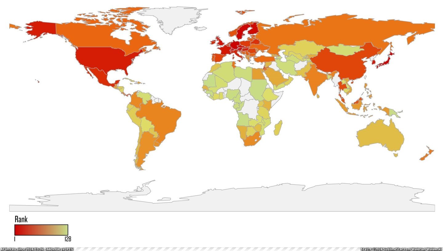 #Index #Complexity #Economic [Mapporn] Economic Complexity Index [2264x1276] Pic. (Изображение из альбом My r/MAPS favs))