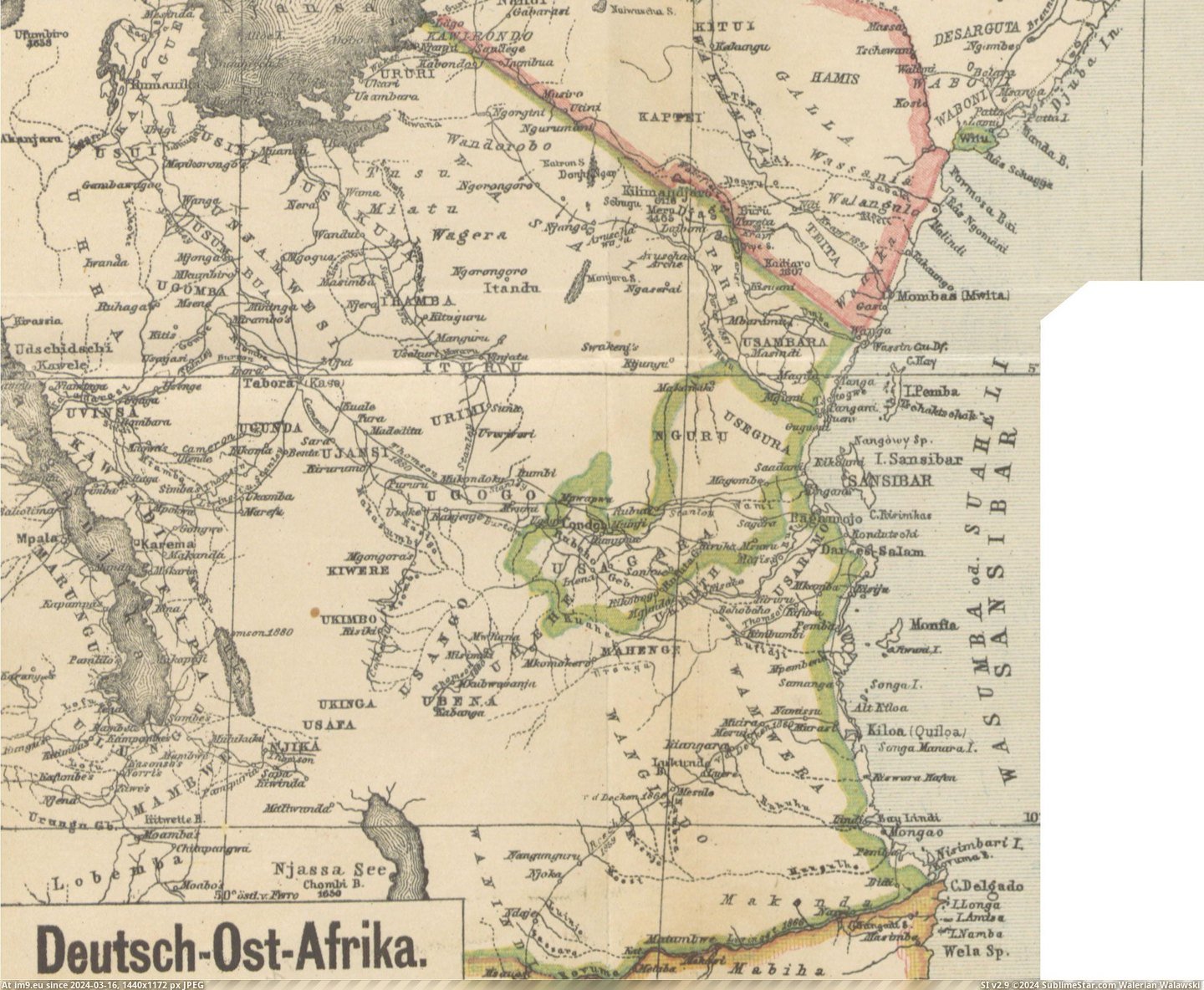 #People #Non #Country #East #Description #Colonies #Germany #Africa #German [Mapporn] German East Africa (Deutsh-Ost-Afrika) from Germany's colonies, Brief description of the country and people of our non Pic. (Obraz z album My r/MAPS favs))