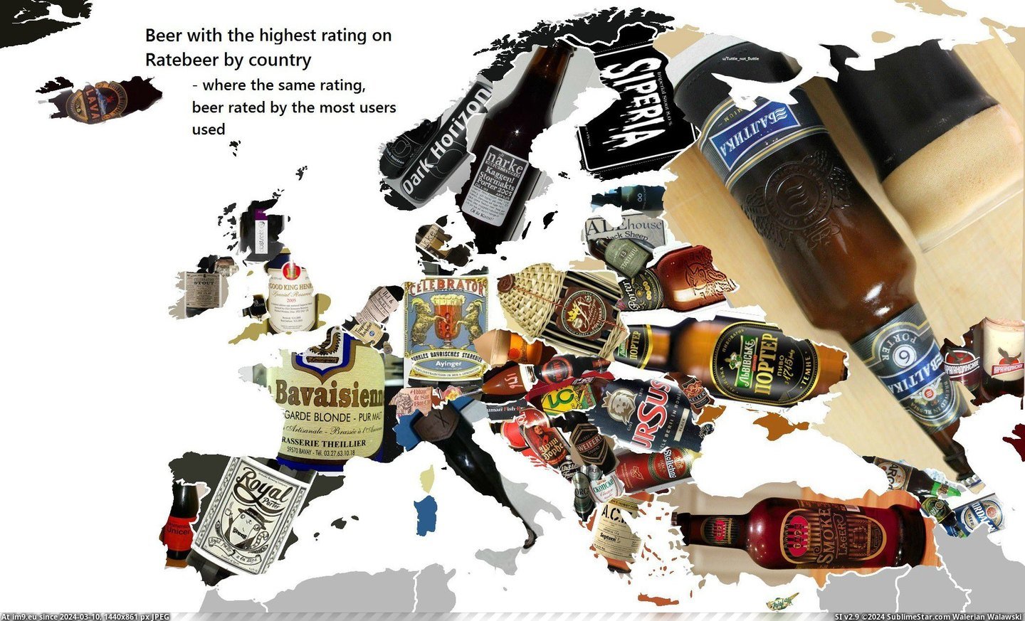 #Com #European #Highest #Beers #Ratebeer #Country #Rated [Mapporn] Highest rated beers on ratebeer.com, by European country [2100x1268] [OC] Pic. (Image of album My r/MAPS favs))