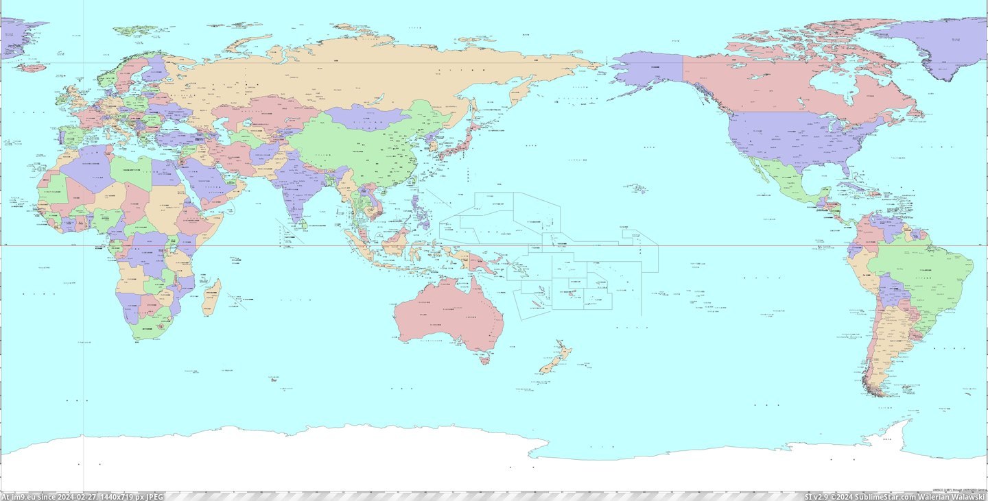 #Japanese #Map #7986x4002 #World [Mapporn] Japanese World Map [7986x4002] Pic. (Image of album My r/MAPS favs))
