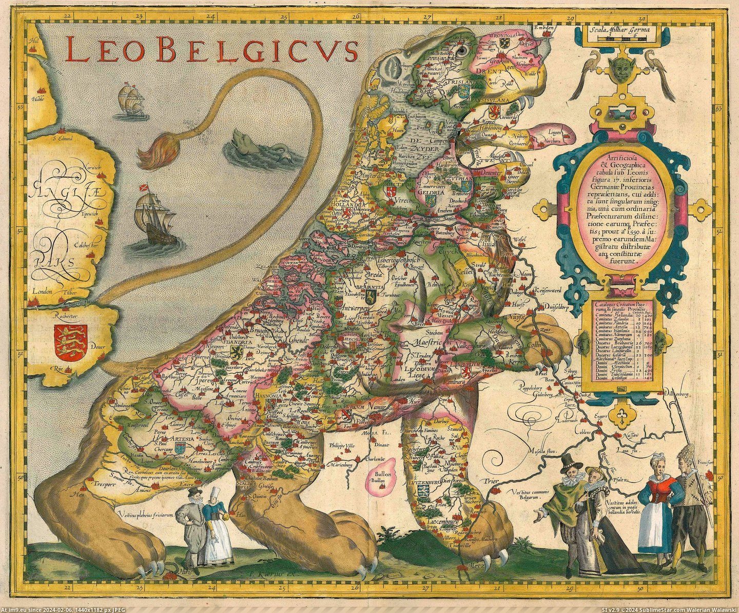#Leo  #Belgicus [Mapporn] Leo Belgicus (3600x2967) Pic. (Bild von album My r/MAPS favs))
