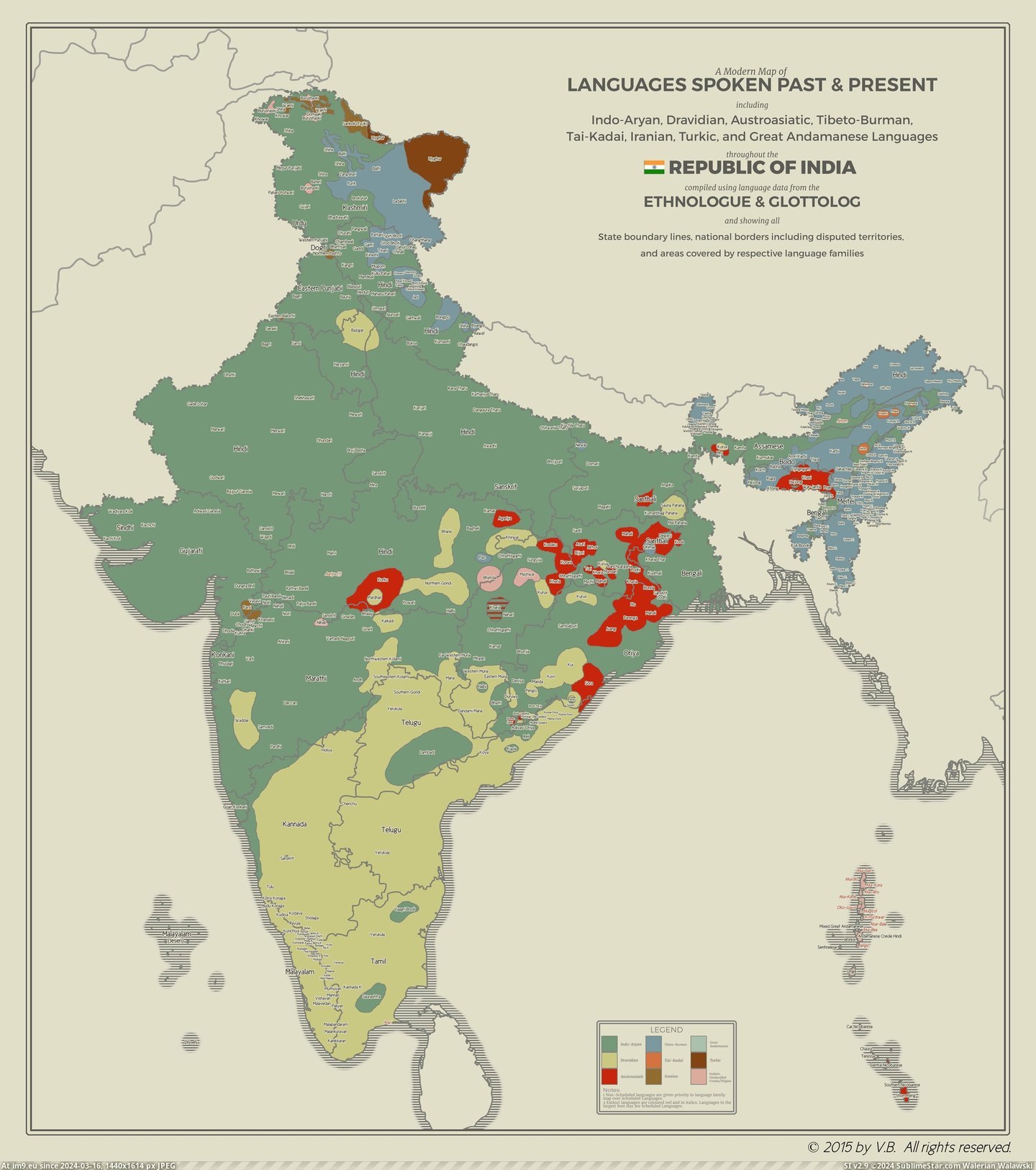 #Map #Repost #Linguistic #India [Mapporn] Linguistic Map of India [6000x6747] (Repost) Pic. (Image of album My r/MAPS favs))
