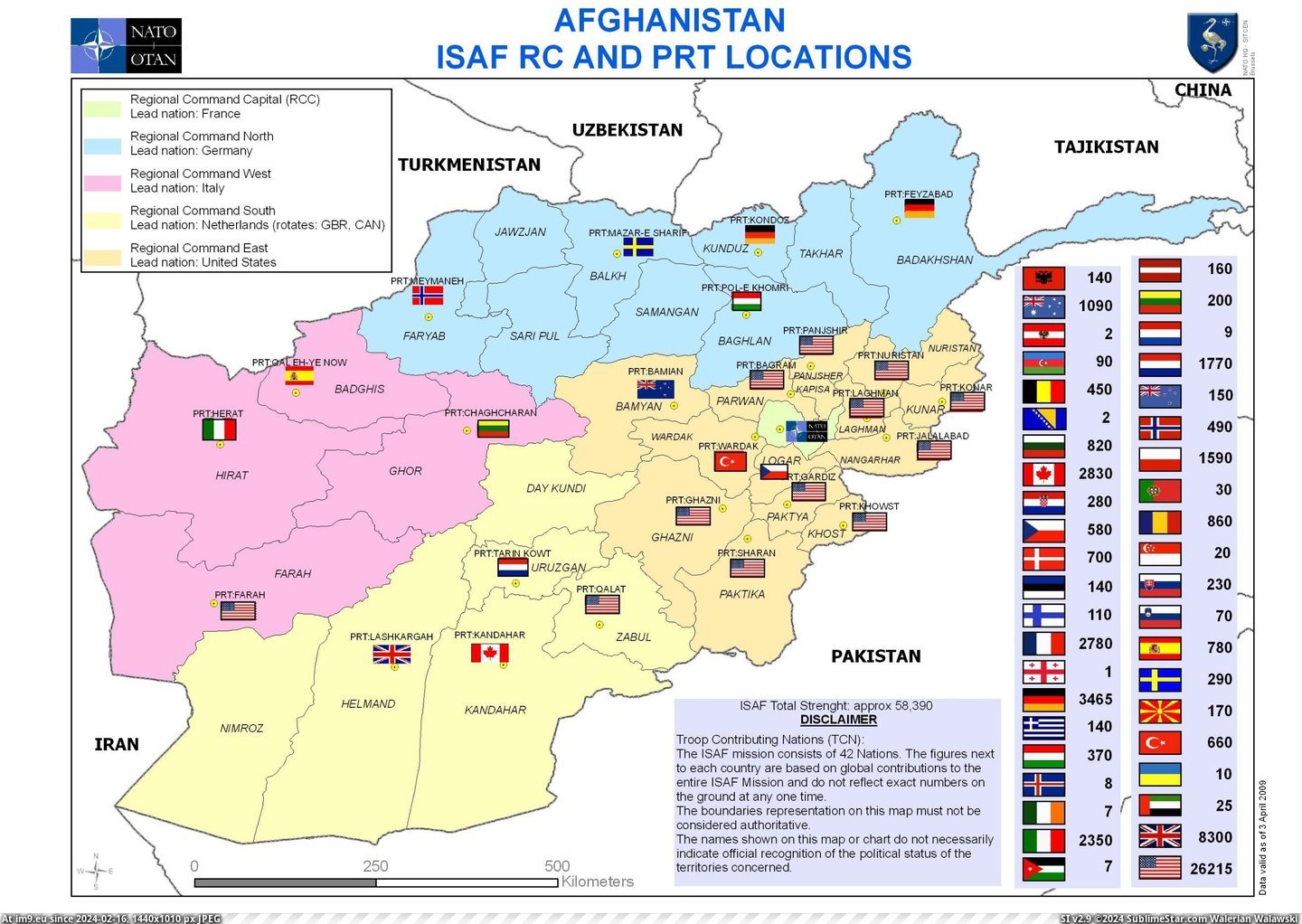 #Map #Main #International #Locations #Assistance #Force #Security #Afghanistan [Mapporn] Map of International Security Assistance Force main locations in Afghanistan [2631x1858] Pic. (Obraz z album My r/MAPS favs))