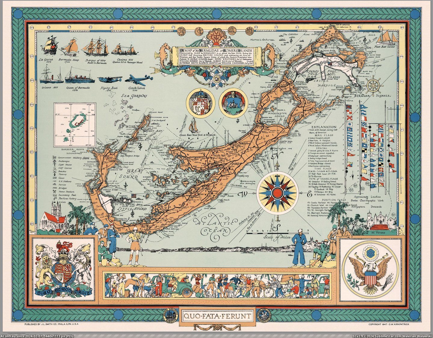 #Map #Area #Oldest #Colony #British #Islands [Mapporn] Map of the Bermudas or Somers Islands … Being the oldest self-governing British Colony, and embracing and area of Nine Pic. (Image of album My r/MAPS favs))