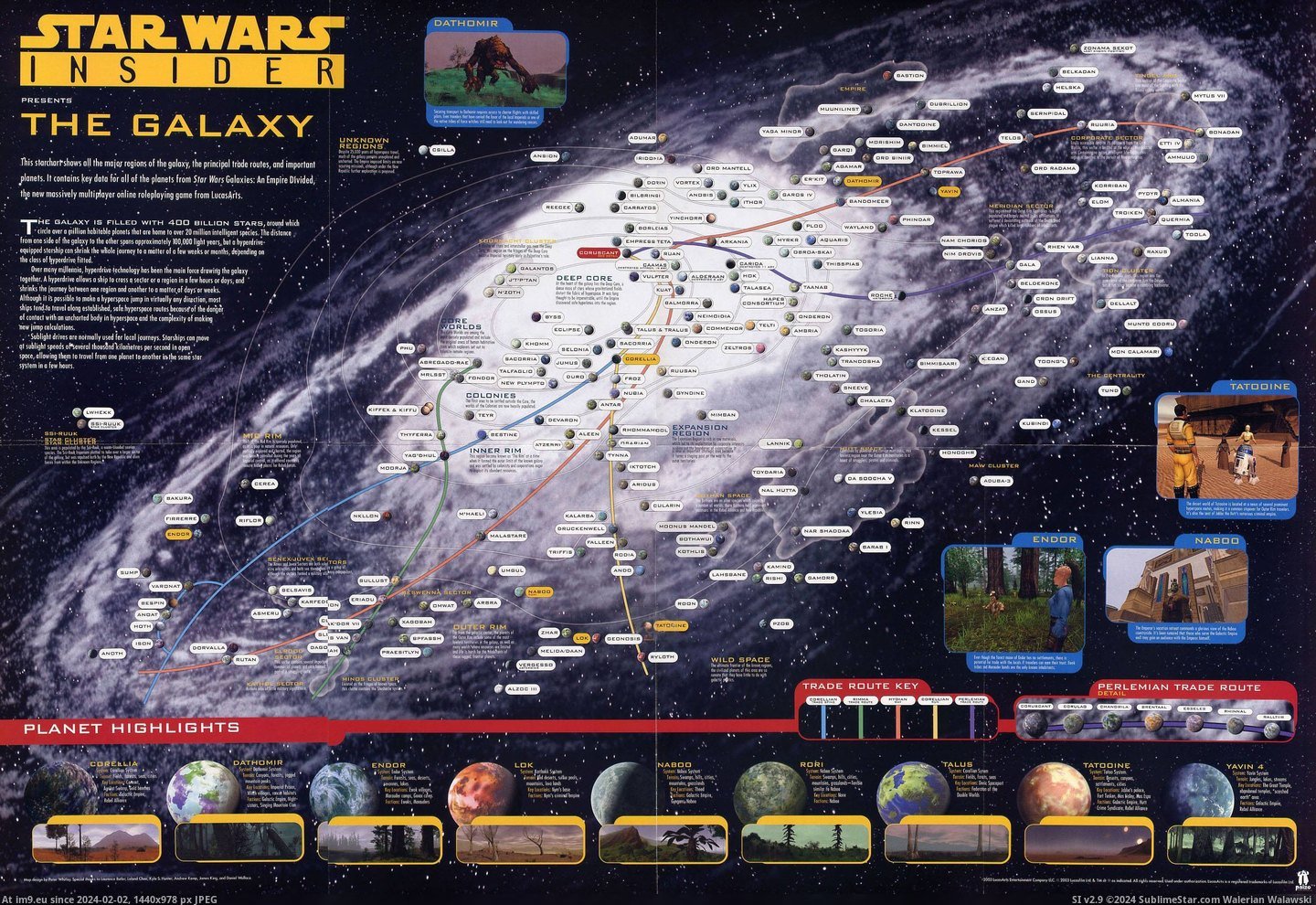 #Star  #Wars [Mapporn] Star Wars Galaxies [2786x1904] Pic. (Bild von album My r/MAPS favs))