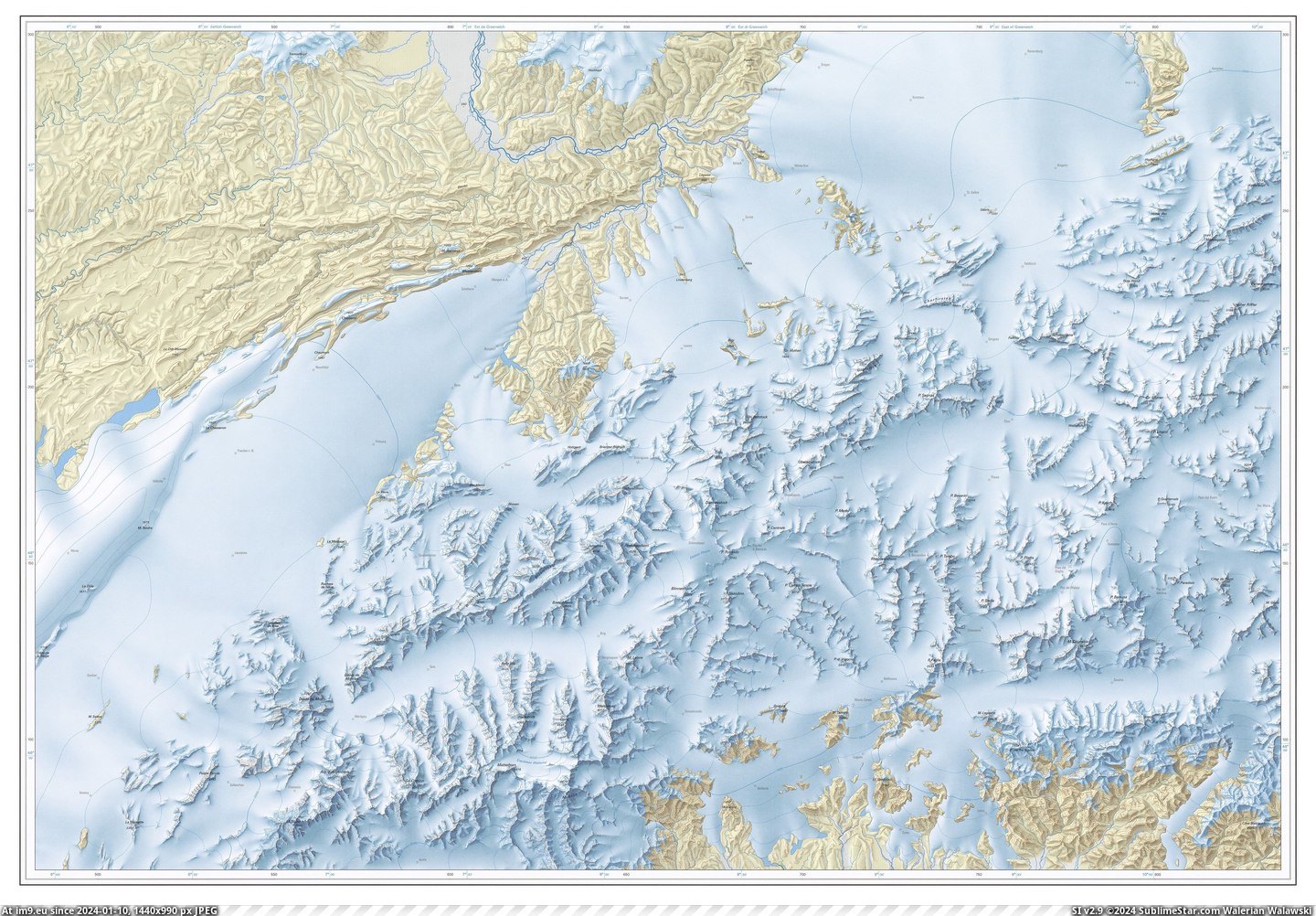 #Source #Switzerland #Interactive #Larger #Versions #Swiss #Maximum #Glacial [Mapporn] Switzerland during the last glacial maximum. Larger and interactive versions in comments. [3735x2580] Source: Swiss Fe Pic. (Image of album My r/MAPS favs))