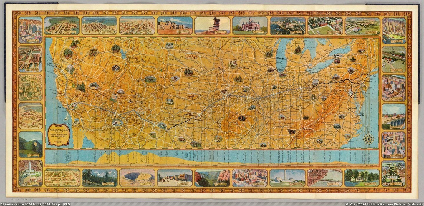 #Routes  #Airmail [Mapporn] U.S. Airmail routes in 1929 [4909x2367] Pic. (Bild von album My r/MAPS favs))