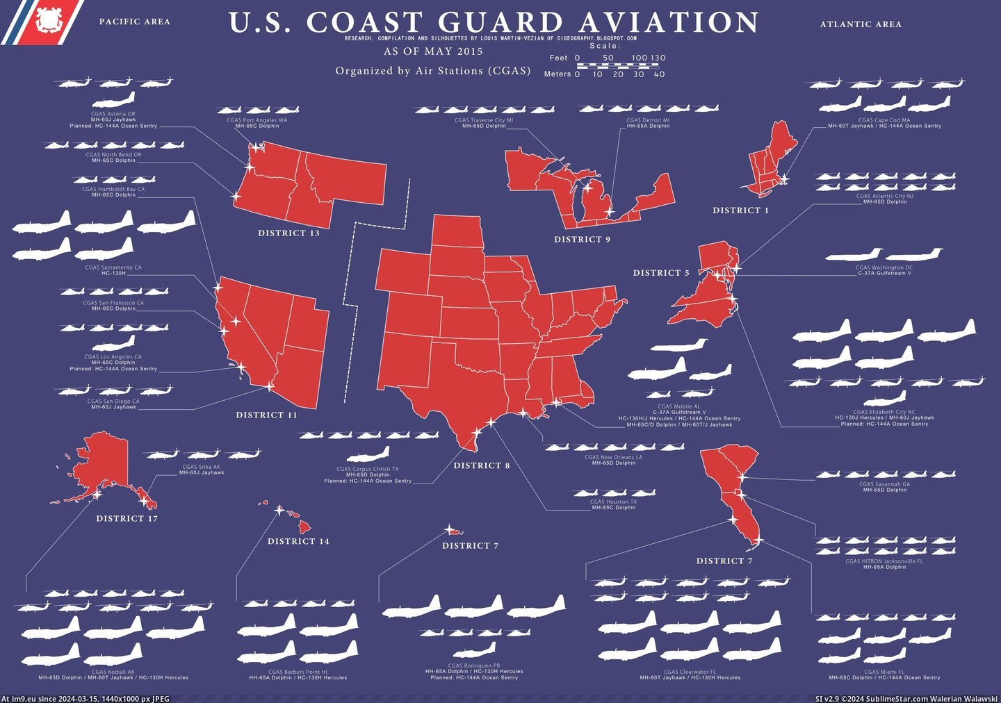 #Air #Guard #Districts #Stations #Coast #3000x2000 [Mapporn] U.S. Coast Guard Districts and Air Stations.[3000x2000] Pic. (Image of album My r/MAPS favs))