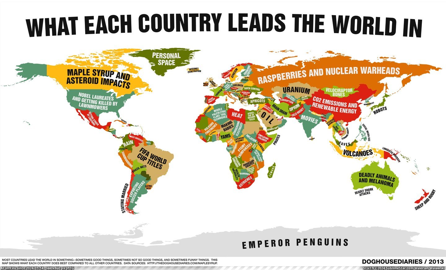 #World #Leads #Nation [Mapporn] What Each Nation Leads the World in[7984x4781] Pic. (Image of album My r/MAPS favs))