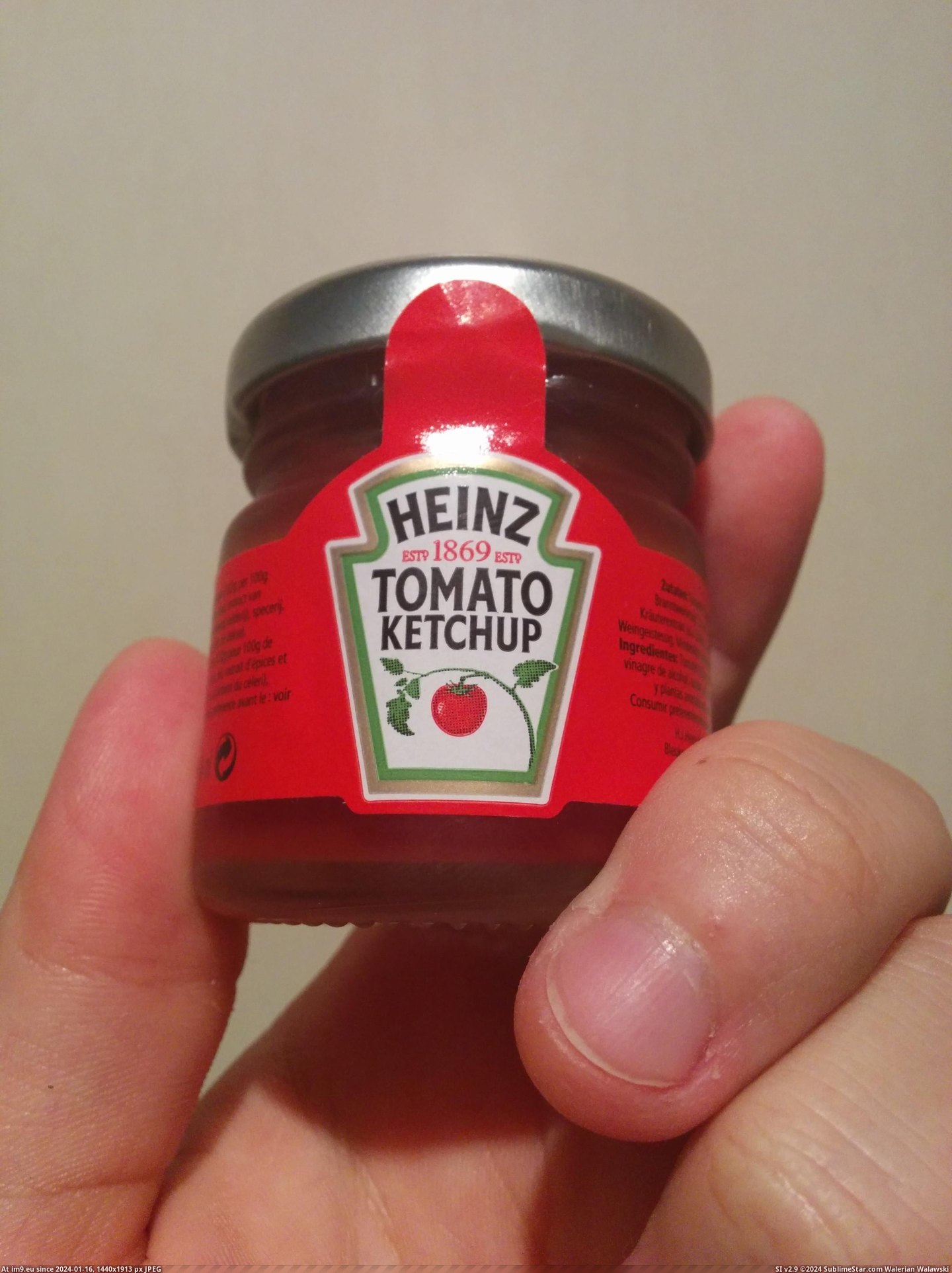 #Town #Hands #Ketchup #Jars #Restaurant #Micro [Mildlyinteresting] A restaurant in my town hands out these micro jars of ketchup Pic. (Image of album My r/MILDLYINTERESTING favs))