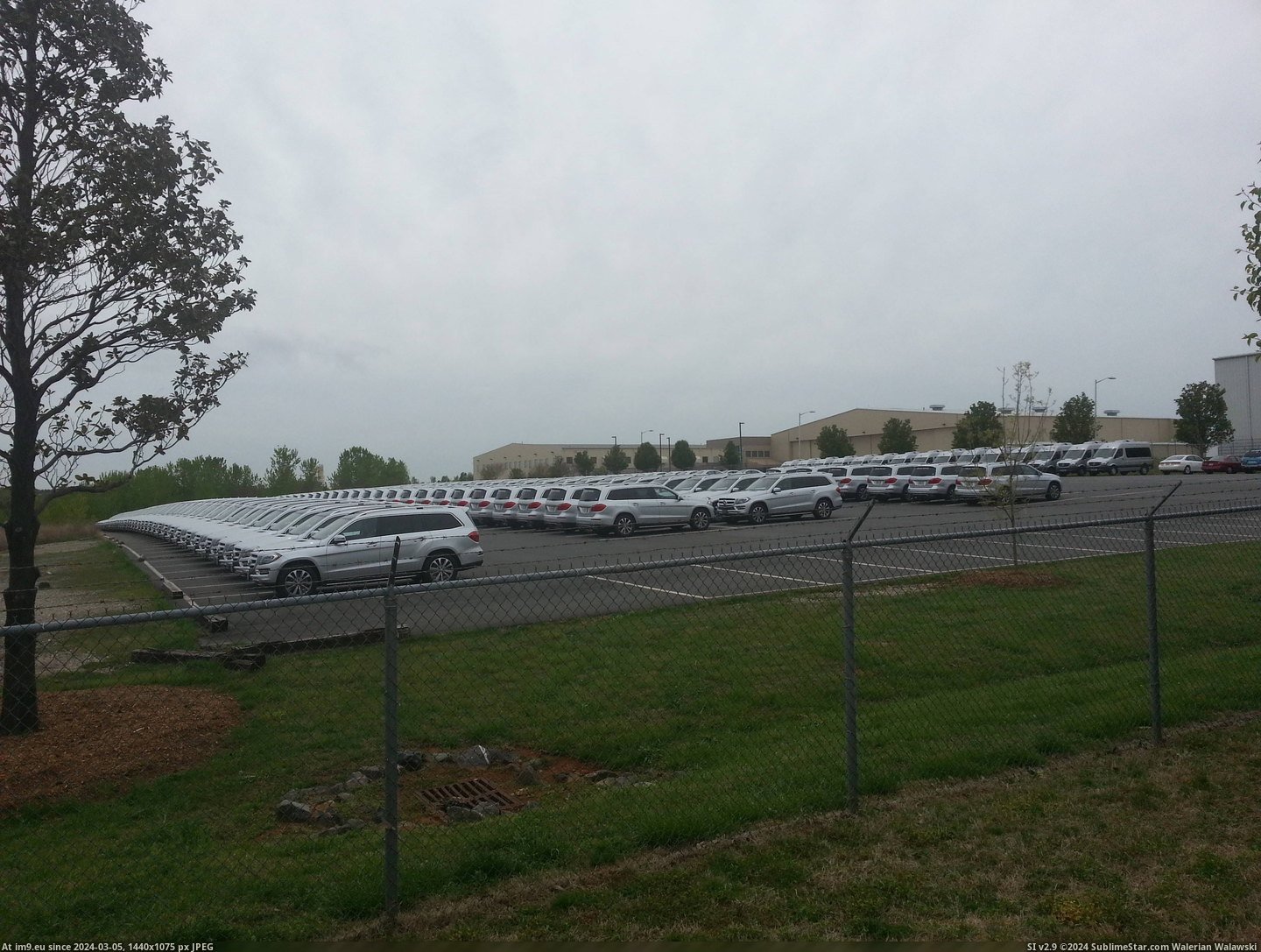 #Full #Entire #Lot #Delivered #Matching #Mercedes #Office #Parking #Silver [Mildlyinteresting] An entire parking lot full of matching silver Mercedes were just delivered next to my office. Pic. (Obraz z album My r/MILDLYINTERESTING favs))