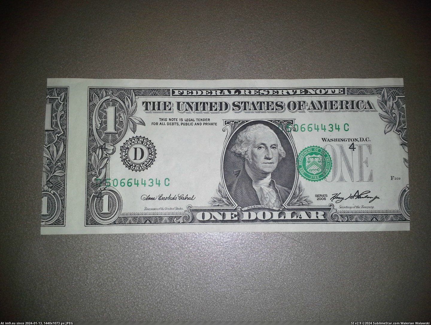 #Pretty #Got #Bill #Dollar #Sweet #Change [Mildlyinteresting] I got this pretty sweet dollar bill as change. Pic. (Obraz z album My r/MILDLYINTERESTING favs))