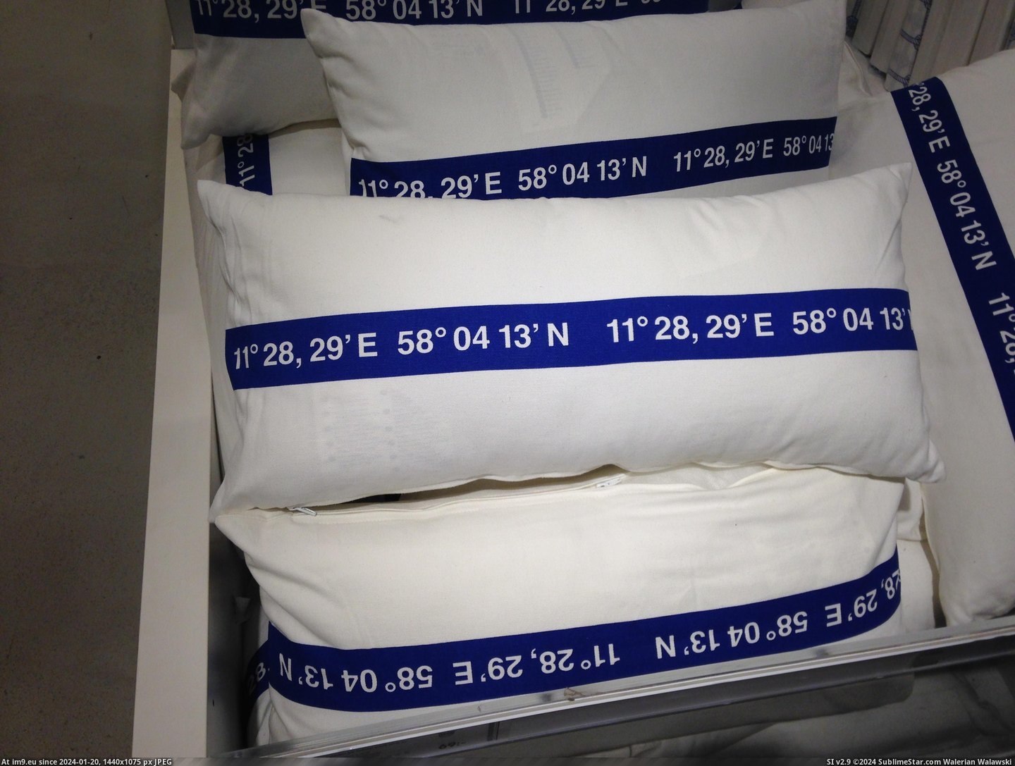 #Small #Fishing #Swedish #Coordinates #Villag #Lead #Pillows #Ikea [Mildlyinteresting] In a Swedish Ikea I found pillows with coordinates on them. These coordinates lead to a small fishing villag Pic. (Image of album My r/MILDLYINTERESTING favs))