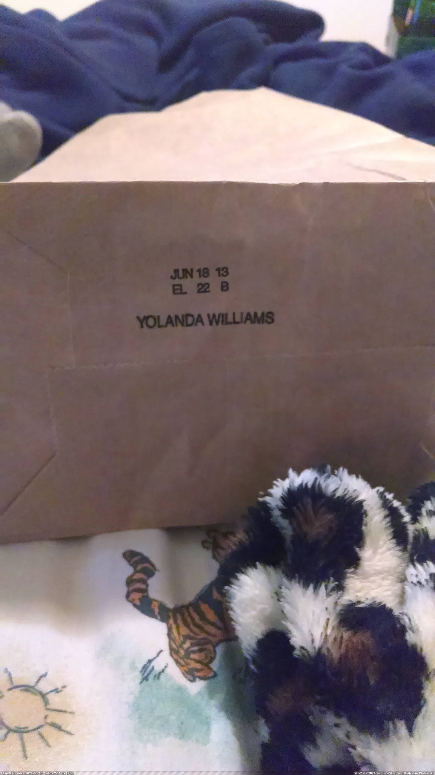 #Had #Store #Liquor #Bag #Printed [Mildlyinteresting] My bag from the liquor store had a name and date printed on it Pic. (Изображение из альбом My r/MILDLYINTERESTING favs))