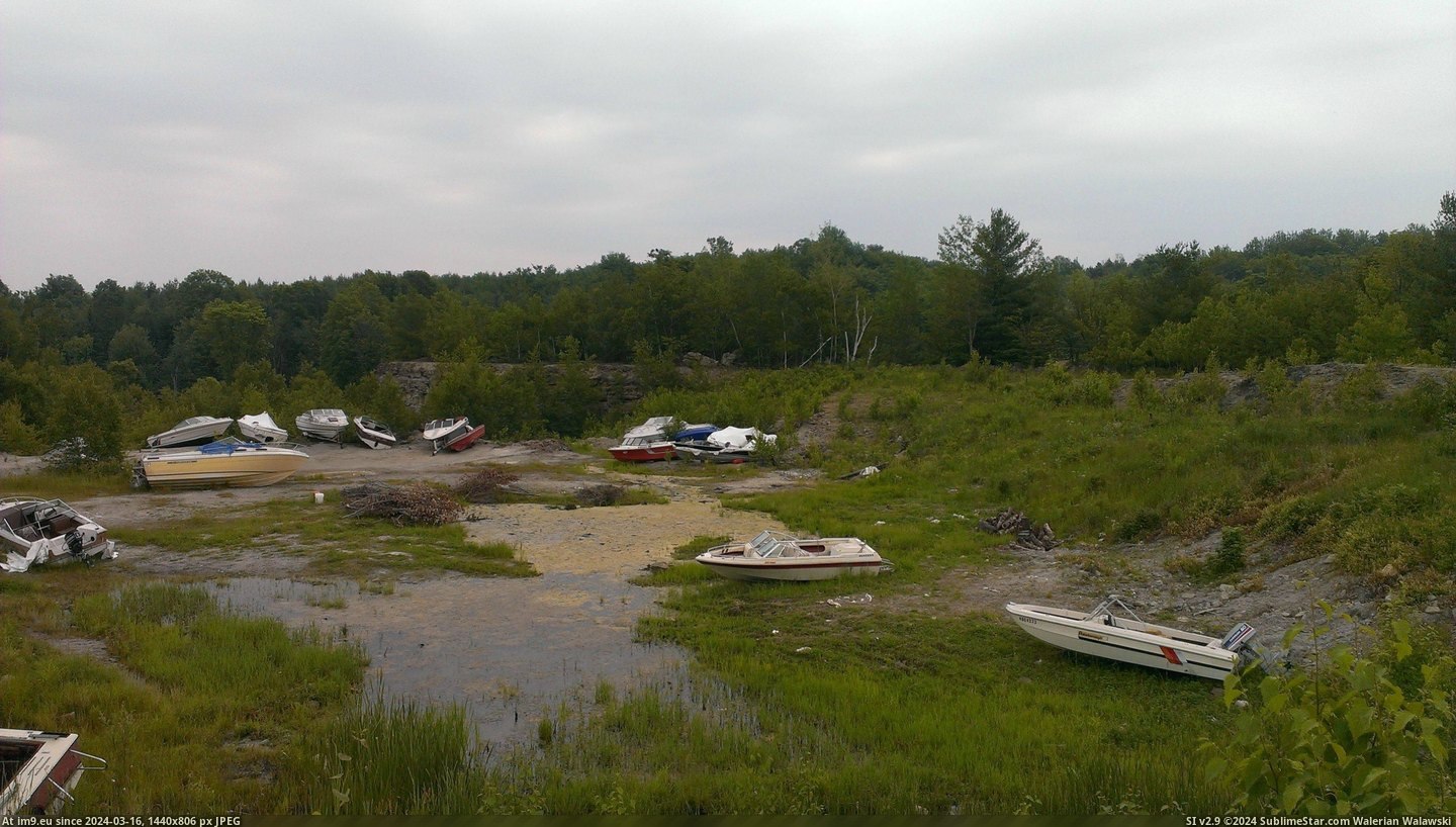 #For #Years #Ago #Quarry #Graveyard #Dad #Abandoned #Boat [Mildlyinteresting] My dad and I went looking for a quarry abandoned 80 years ago. Found boat graveyard. 15 Pic. (Bild von album My r/MILDLYINTERESTING favs))