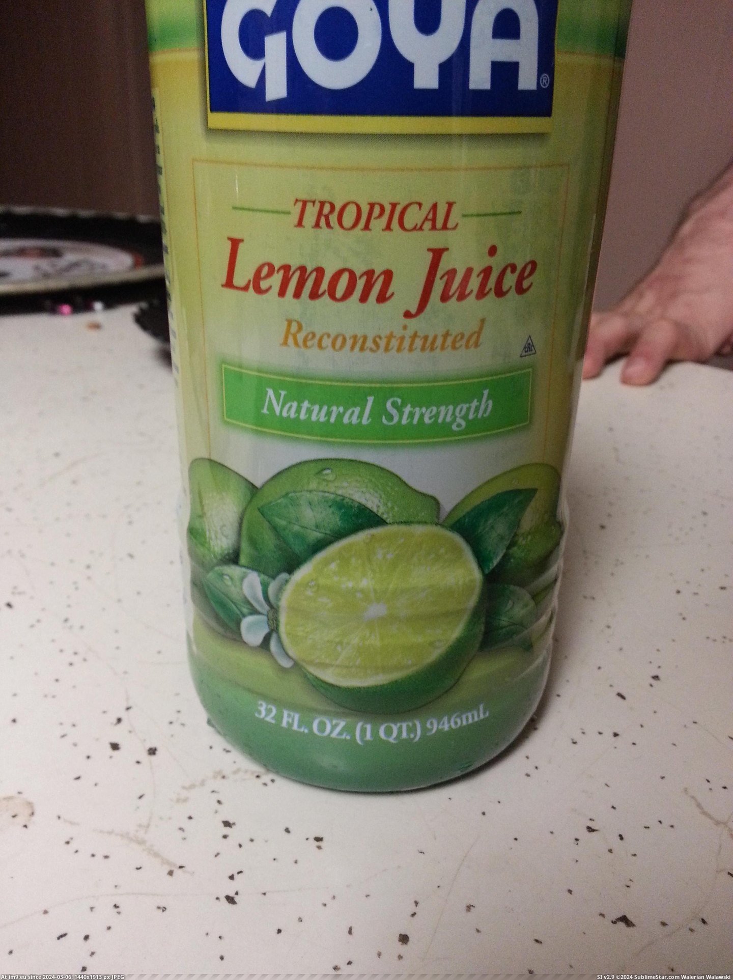 #Lemon #Label #Limes #Juice [Mildlyinteresting] My lemon juice has limes on the label. Pic. (Obraz z album My r/MILDLYINTERESTING favs))