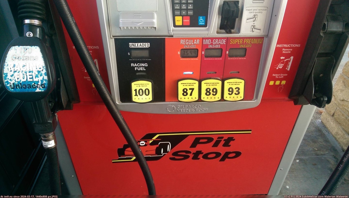 #Stuff #Local #Station #Regular #Fuel #Suburban #Gas #Racing #Sells [Mildlyinteresting] My local, suburban gas station sells racing fuel alongside the regular stuff. Pic. (Bild von album My r/MILDLYINTERESTING favs))