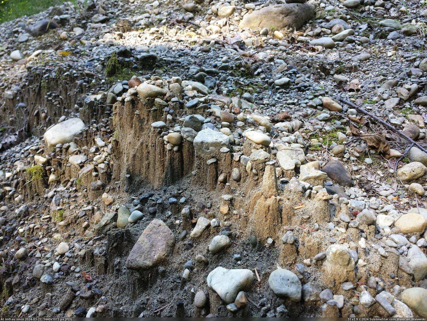#Top #Sand #Rain #Eroded #Pillars #Rocks #Leaving #Surrounding [Mildlyinteresting] The rain eroded only the sand surrounding the rocks, leaving them on top of little pillars. Pic. (Obraz z album My r/MILDLYINTERESTING favs))