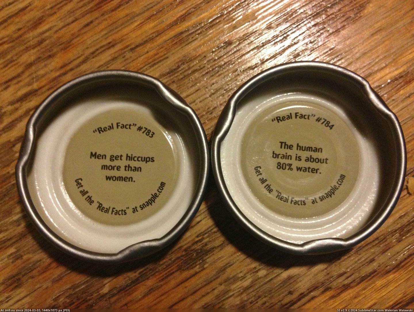#Two #Real #Facts #Sequential #Snapple #Bought #Bottles [Mildlyinteresting] The two bottles of Snapple I bought today had sequential 'Real Facts' Pic. (Image of album My r/MILDLYINTERESTING favs))