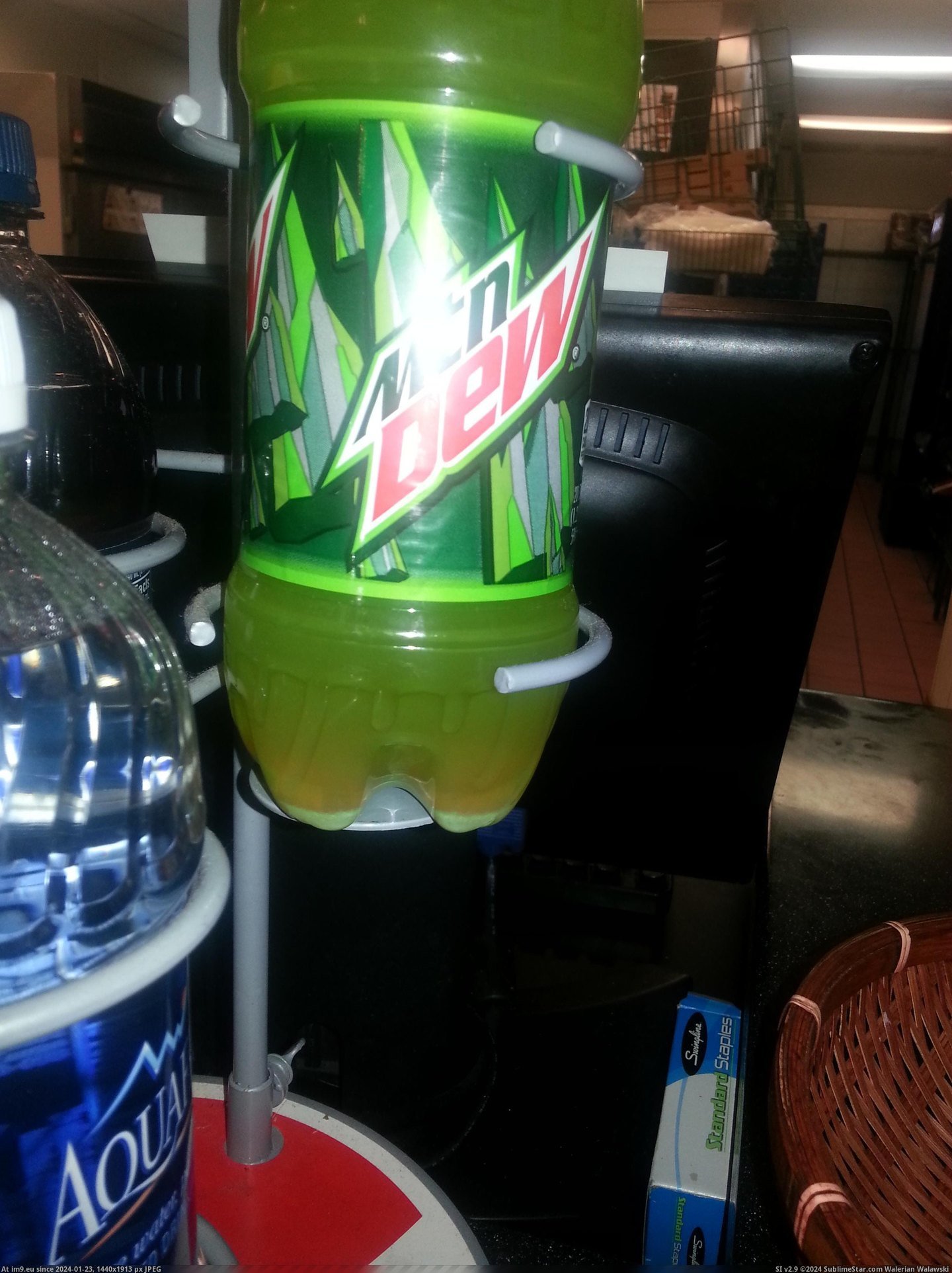 #Model #Mountain #Settling #Separating #Display #Dew [Mildlyinteresting] This Mountain Dew display model has started separating and settling. Pic. (Image of album My r/MILDLYINTERESTING favs))