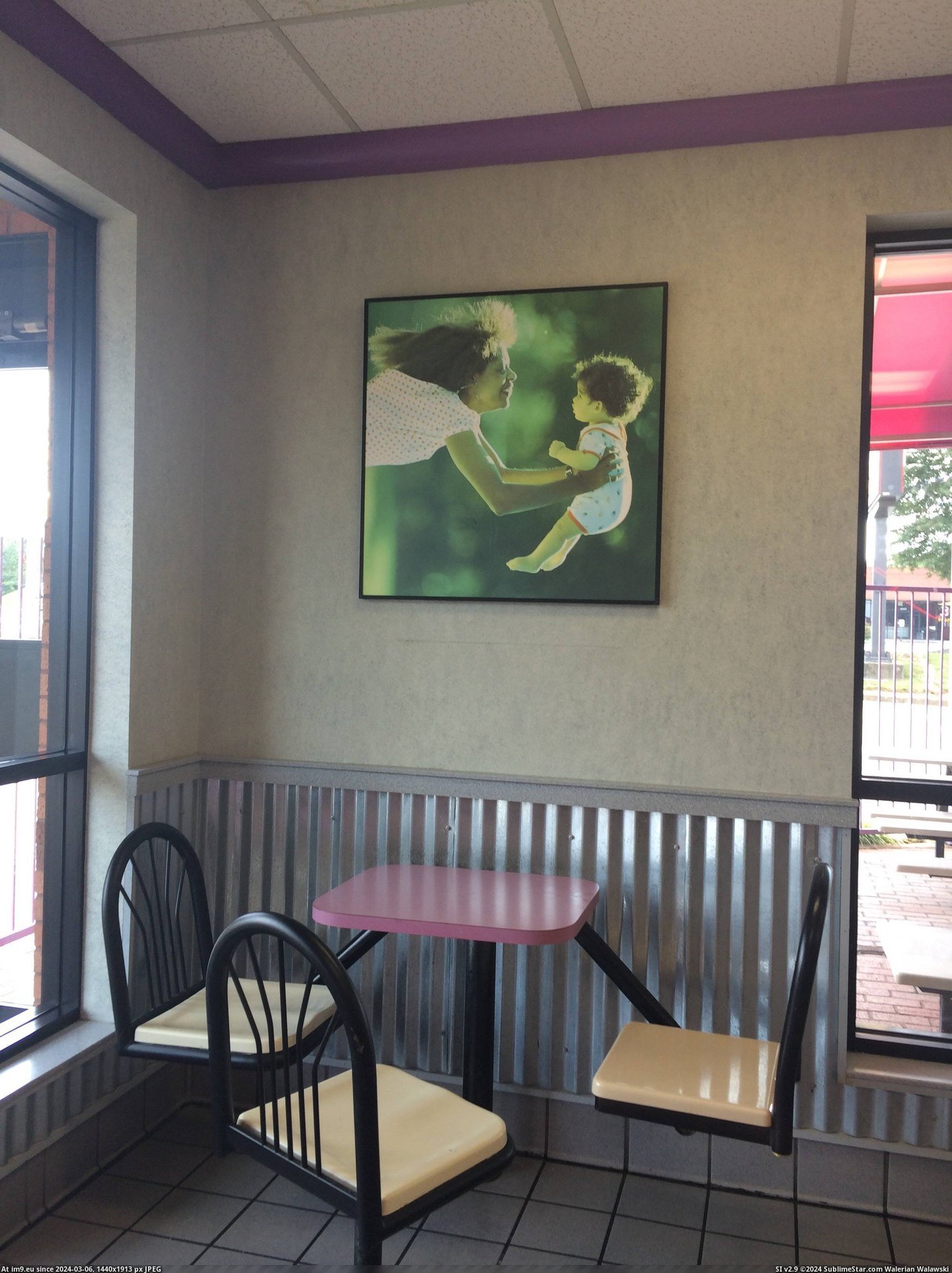 #Picture #Mcdonald #Sideways #Hung [Mildlyinteresting] This picture in McDonald's was hung sideways. Pic. (Image of album My r/MILDLYINTERESTING favs))