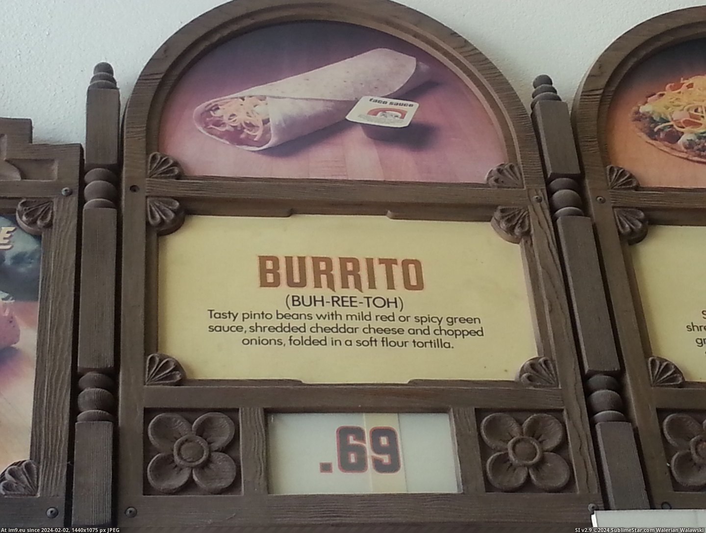#Bell #Taco #Ree #Pronunciations #Tah #Toh #Includes #Pictured #Buh [Mildlyinteresting] This Taco Bell menu from the 1960's includes pronunciations like buh-ree-toh and tah-co (taco not pictured). Pic. (Obraz z album My r/MILDLYINTERESTING favs))