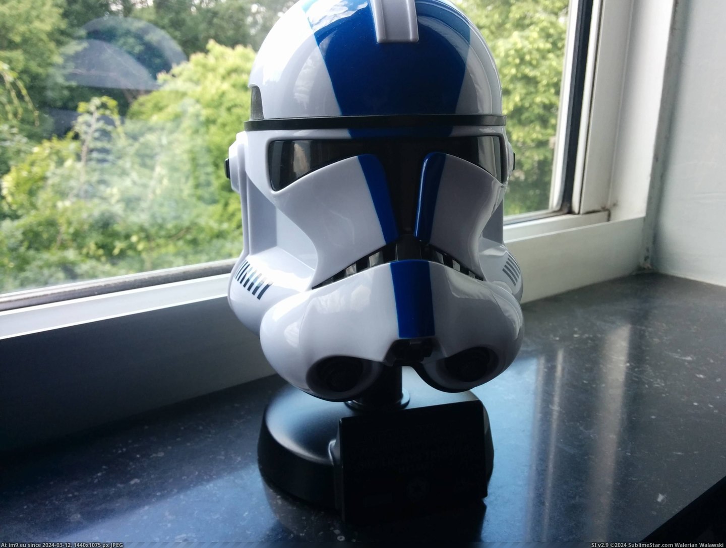 #Replica #Helmet #501st #Accurate [Mildlyinteresting] Today I found out even the inside of my 501st helmet replica is accurate. 1 Pic. (Obraz z album My r/MILDLYINTERESTING favs))