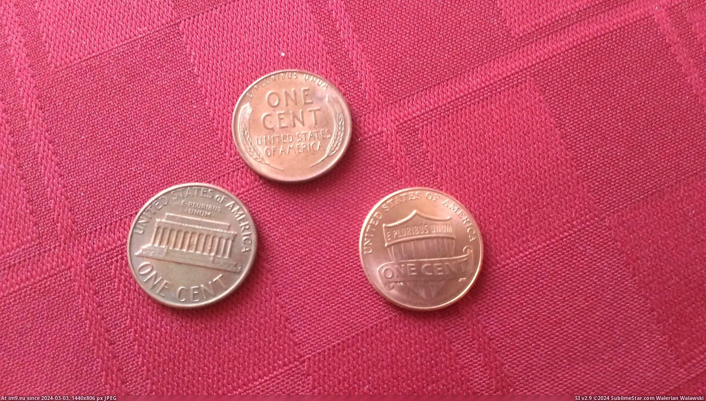 #Got #Had #Realized #Pennies #Styles #Change #Store [Mildlyinteresting] When I got home from the store, I realized my change had three styles of pennies. Pic. (Obraz z album My r/MILDLYINTERESTING favs))