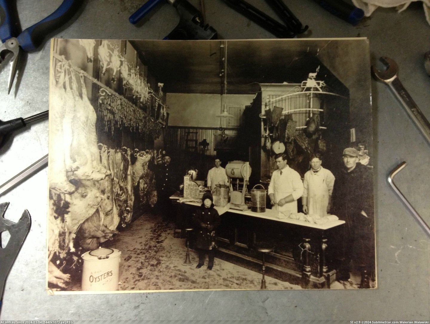 #Was #Left #Interesting #Originally #Butcher #Relics #Shop #Bike #Worked [Mildlyinteresting] Worked at a bike shop that was originally a butcher shop in the 1930's. Some interesting relics were left be Pic. (Image of album My r/MILDLYINTERESTING favs))
