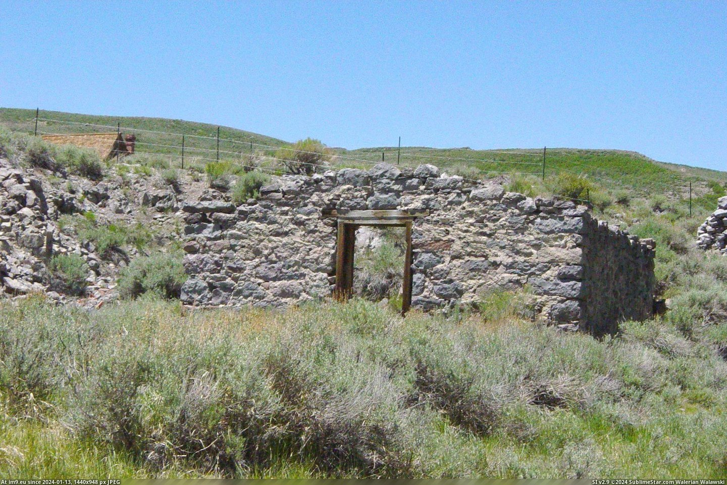 Moyle Warehouse Ruins In Bodie, California (in Bodie - a ghost town in Eastern California)