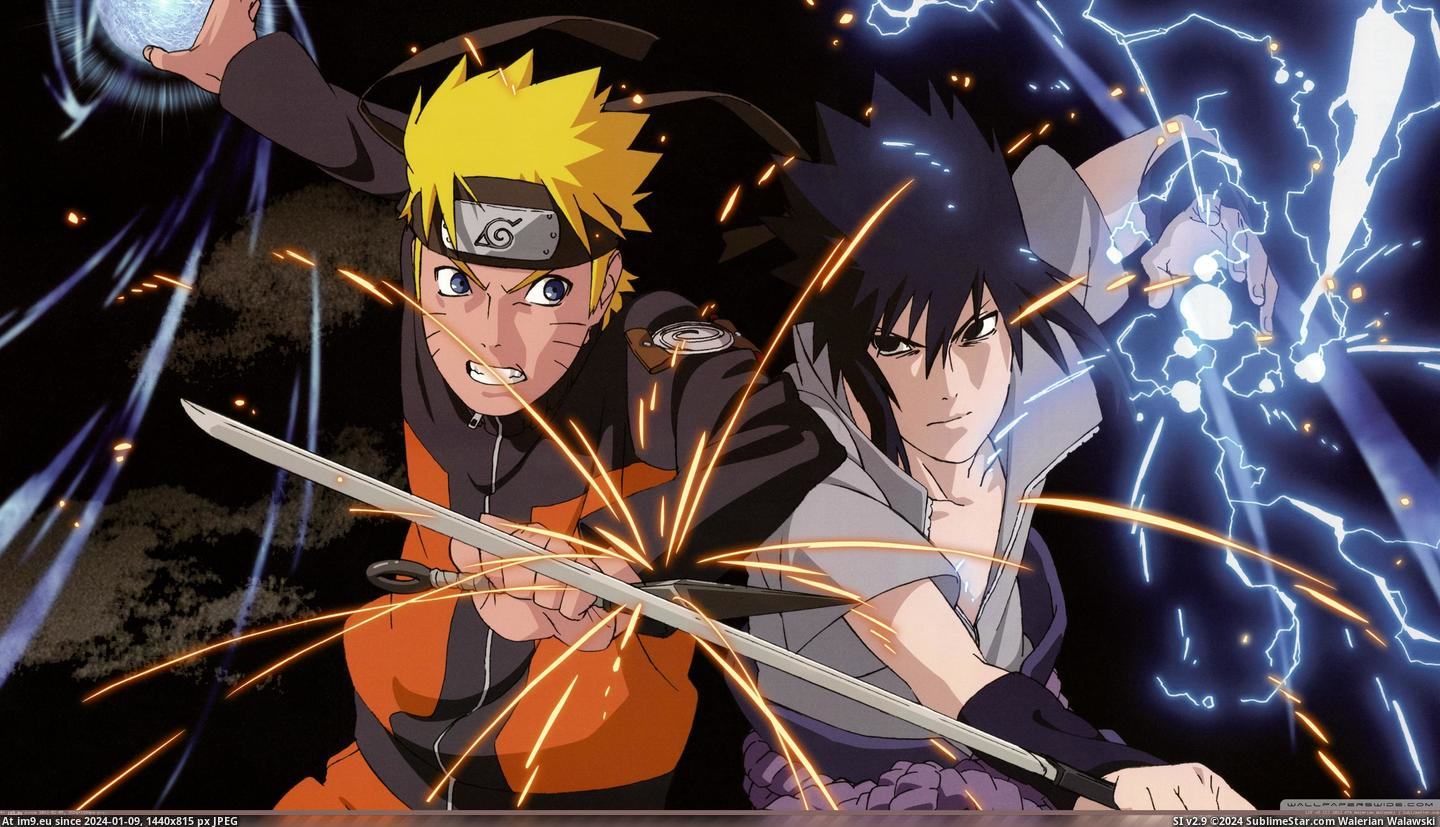 Naruto Vs Sasuke Wallpaper 3554X1999 (HD) (in HD Wallpapers - anime, games and abstract art/3D backgrounds)