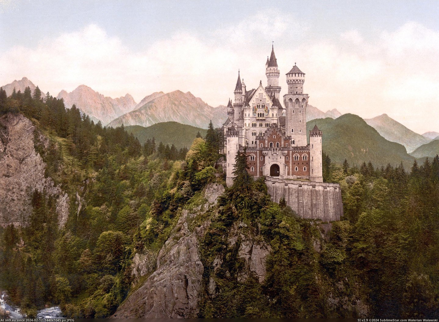 #Castle #Neuschwanstein #Loc #Print #Rotated Neuschwanstein Castle Loc Print Rotated Pic. (Bild von album Schloss Neuschwanstein (Neuschwanstein Castle)))