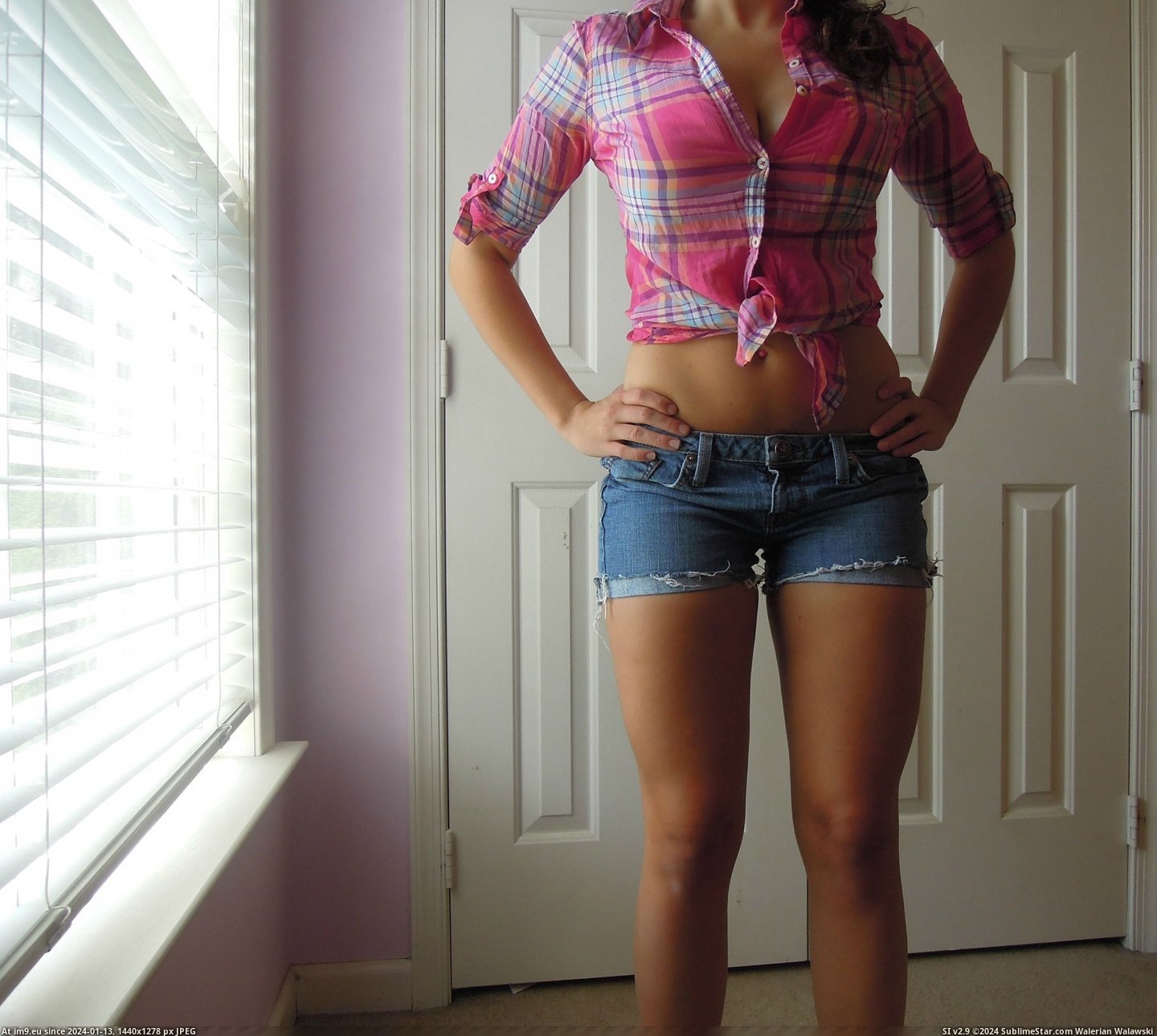 #Ass #Booty #Titties #Jean #Plaid #Shirt #Shorts [Nsfw] Jean booty shorts, a plaid shirt, ass, and titties 14 Pic. (Изображение из альбом My r/NSFW favs))