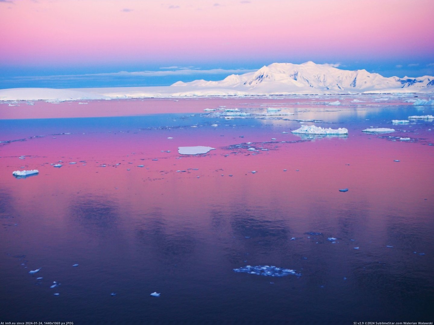 Pastel Sky, Lemaire Channel, Antarctica (in Beautiful photos and wallpapers)