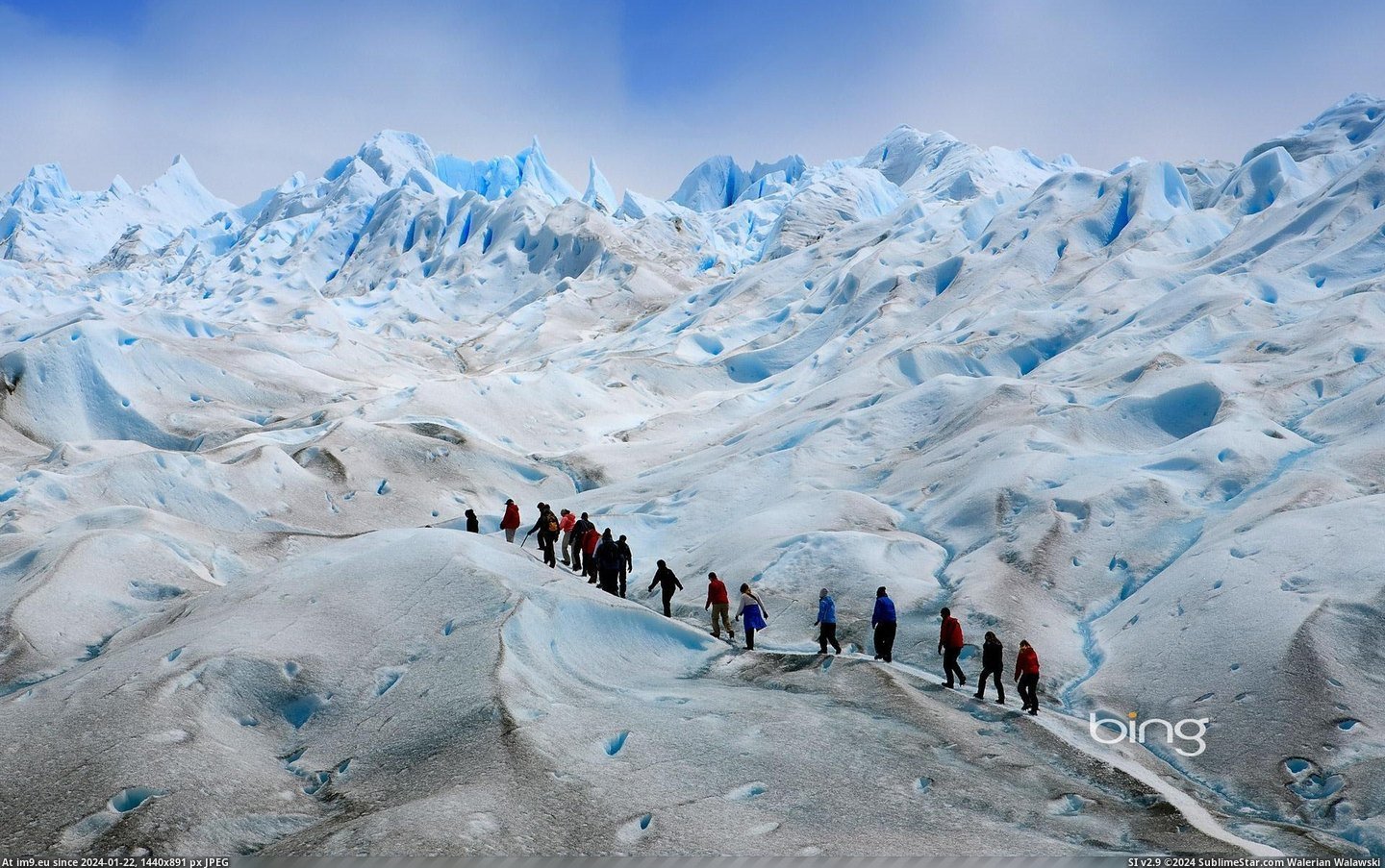 Perito Moreno glacier in Los Glaciares National Park, Patagonia, Argentina (in Bing Photos November 2012)