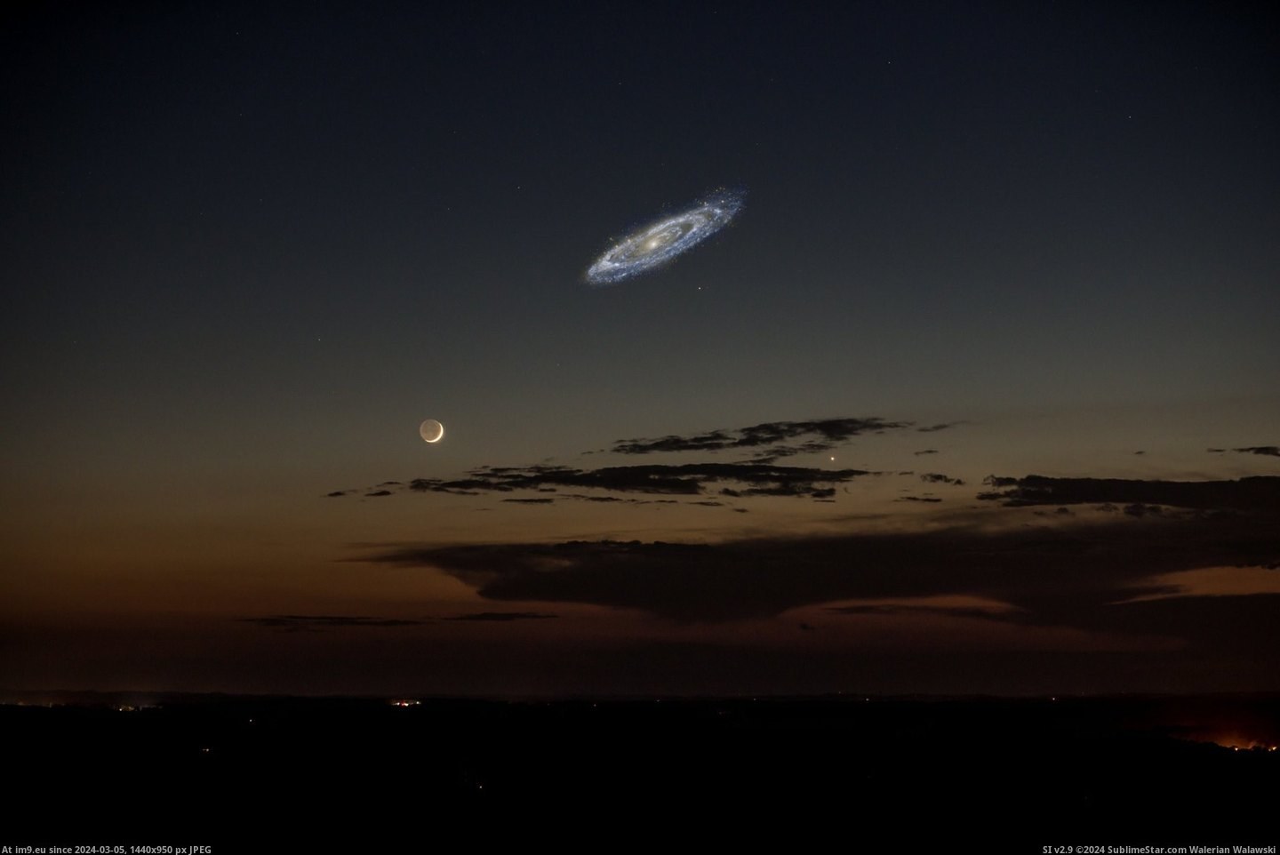 #Size #Andromeda #Brighter #Actual [Pics] Andromeda's actual size if it were brighter Pic. (Bild von album My r/PICS favs))