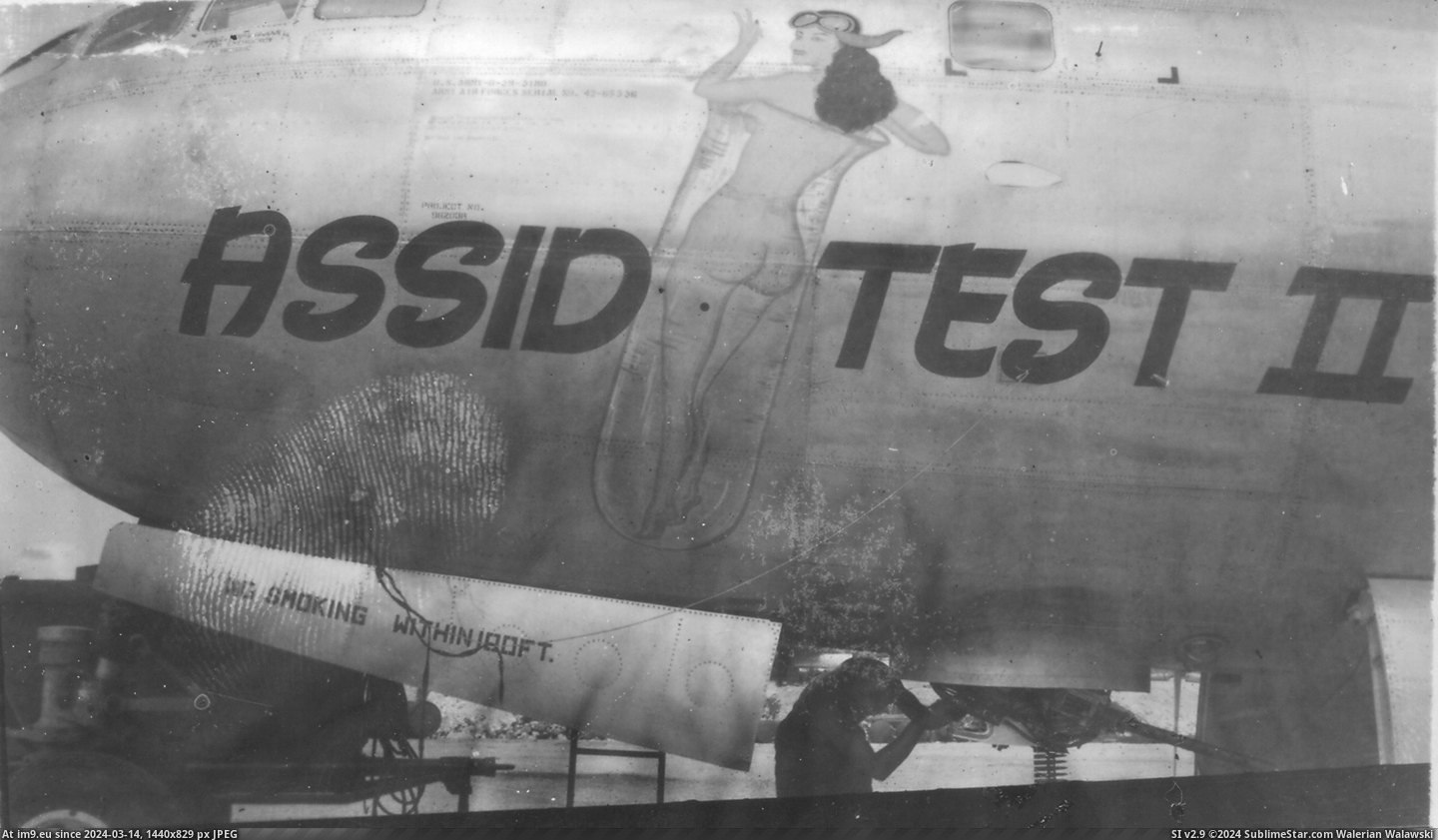 #Art #Posting #Nose #Ww2 #Galore #Guess #Grandfather [Pics] Guess I can get away with posting my Grandfather's pictures from WW2 today. Nose art galore. 6 Pic. (Obraz z album My r/PICS favs))
