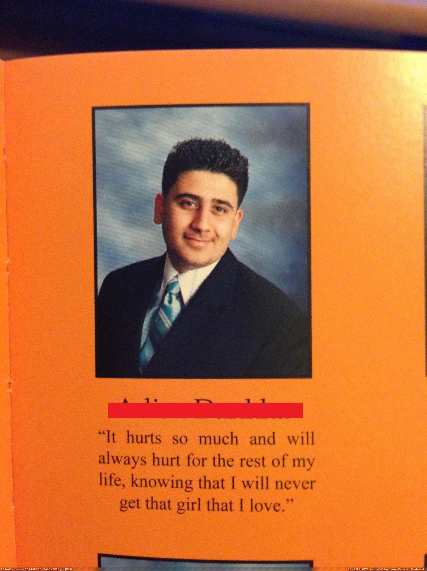 #Time #Quote #Yearbook #Change [Pics] I wish I could take back time to change my yearbook quote. Pic. (Obraz z album My r/PICS favs))
