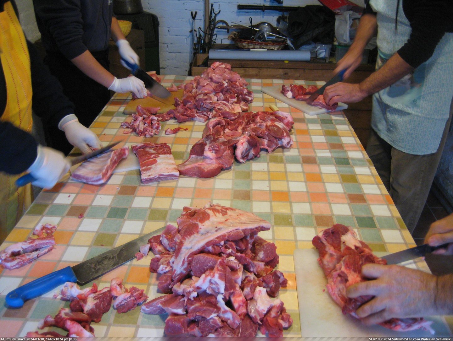 #Making #Homemade #Italy [Pics] Making homemade salami in Italy 6 Pic. (Image of album My r/PICS favs))