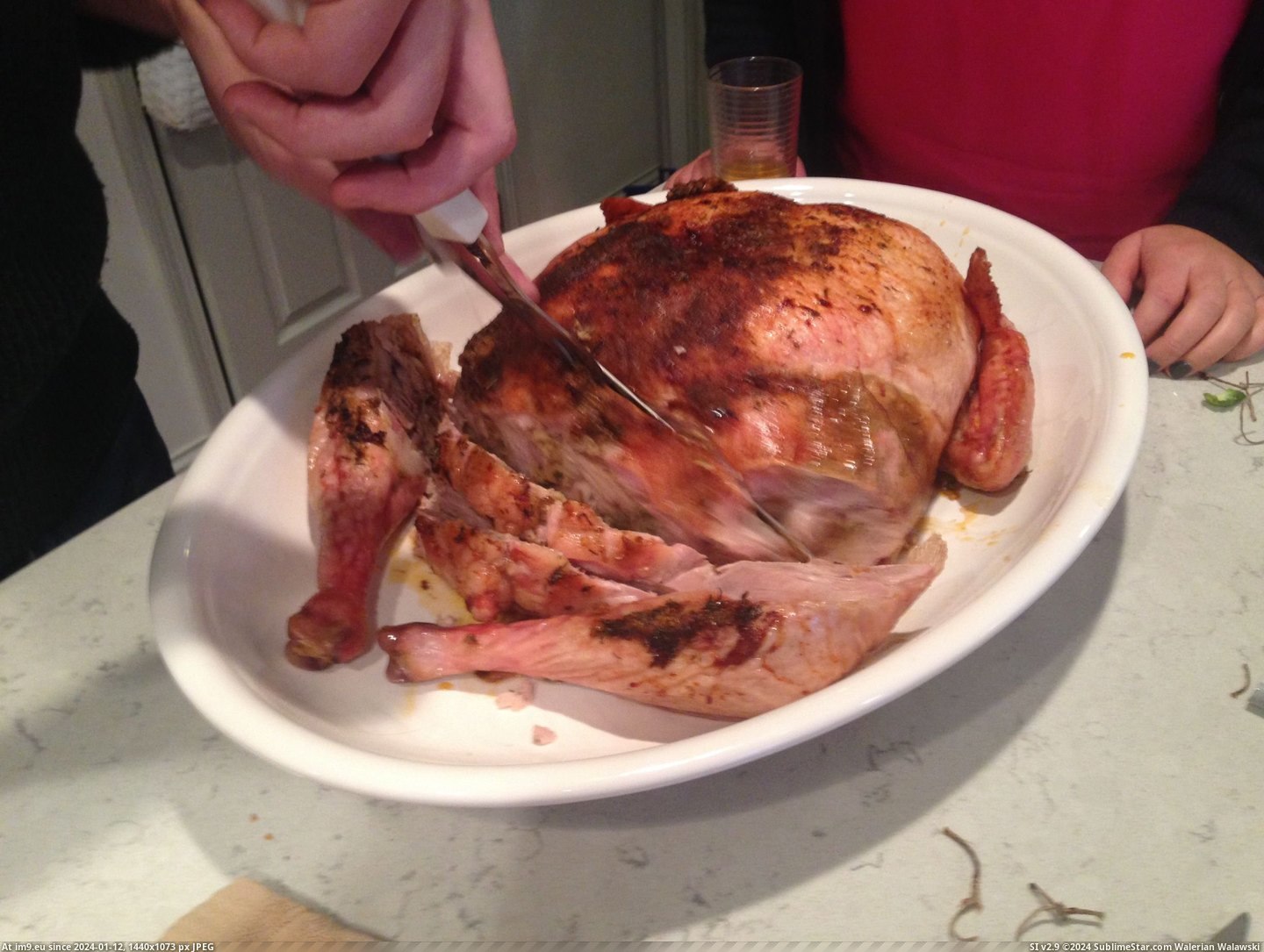 #For #Year #Thought #Thanksgiving #Duck #Turkey #Turducken #Family #See #Chicken [Pics] My family makes turducken (a chicken in a duck in a turkey) every year for Thanksgiving. Thought reddit would like to see Pic. (Obraz z album My r/PICS favs))