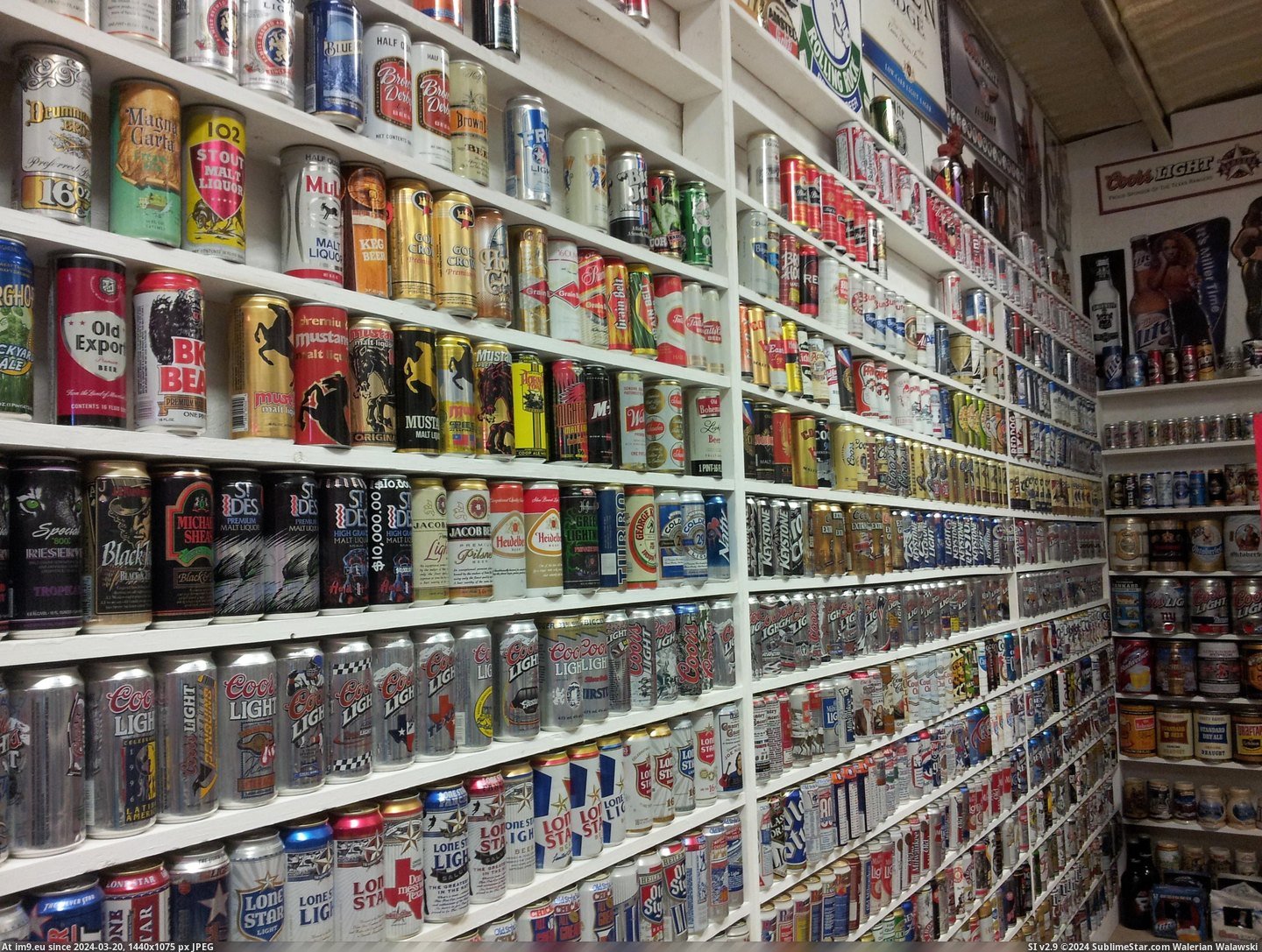 #Collection #For #Years #Grandpa #Cans #Collecting #Share #Thought #Beer [Pics] My grandpa has been collecting beer cans for over thirty years, so I thought I would go ahead and share his collection wi Pic. (Image of album My r/PICS favs))