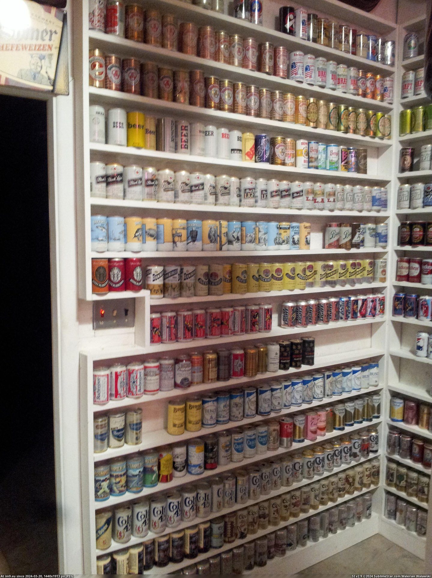 #Collection #For #Years #Grandpa #Cans #Collecting #Share #Thought #Beer [Pics] My grandpa has been collecting beer cans for over thirty years, so I thought I would go ahead and share his collection wi Pic. (Obraz z album My r/PICS favs))