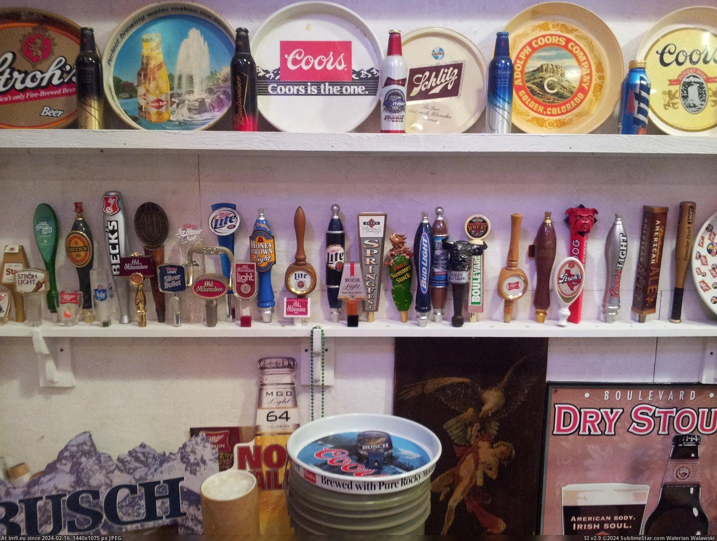 #Collection #For #Years #Grandpa #Cans #Collecting #Share #Thought #Beer [Pics] My grandpa has been collecting beer cans for over thirty years, so I thought I would go ahead and share his collection wi Pic. (Obraz z album My r/PICS favs))