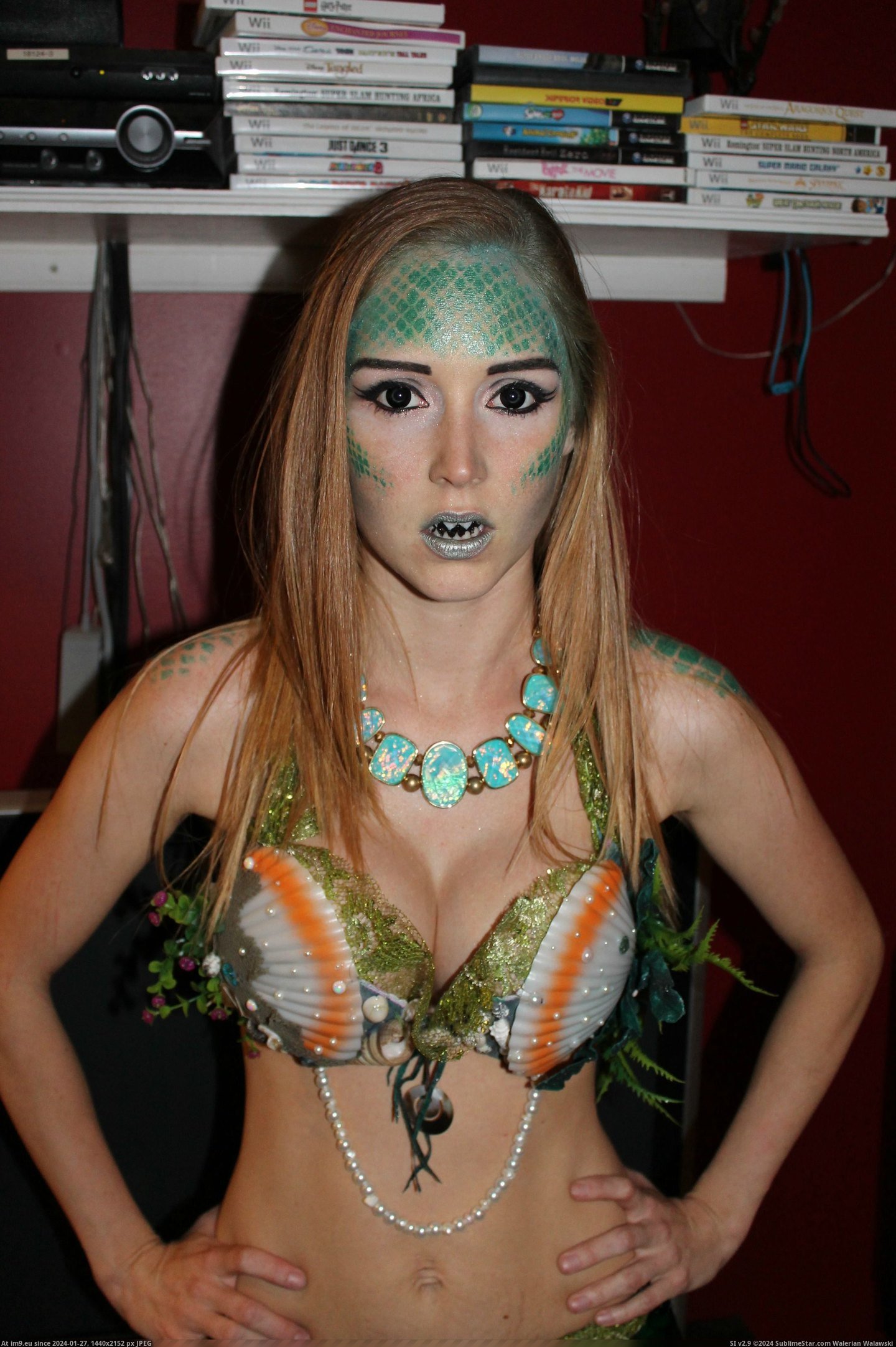 #Costume #Homemade #Mermaid [Pics] My homemade mermaid costume! 4 Pic. (Bild von album My r/PICS favs))