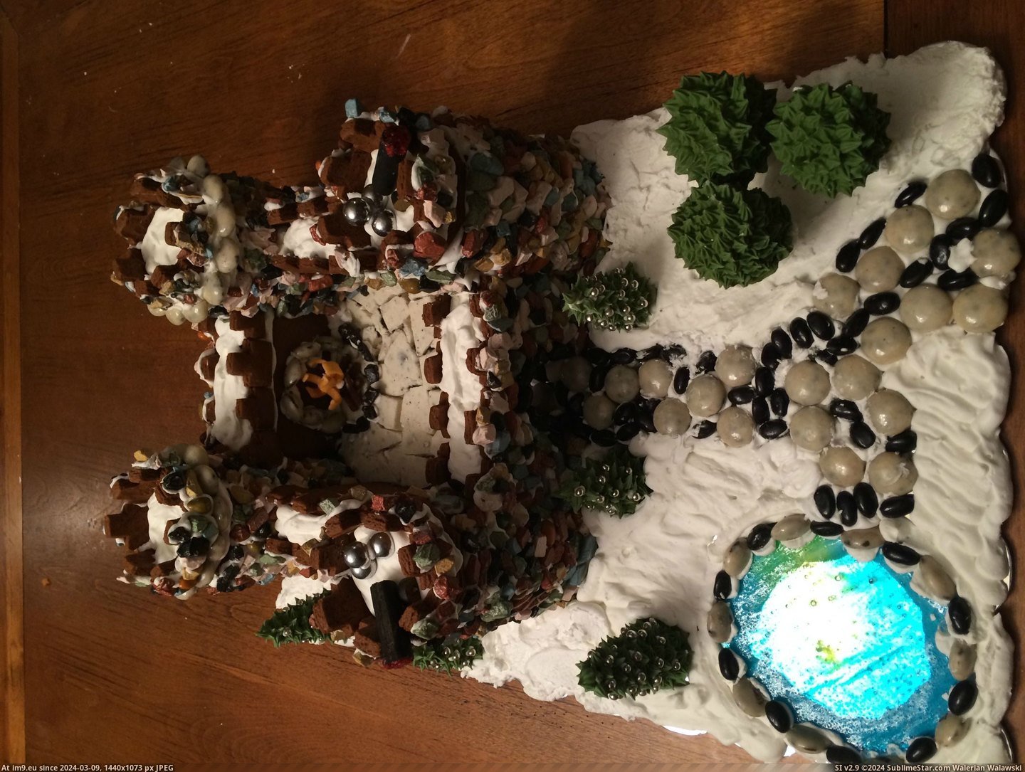 #Husband #Get #Our #Divorced #Collaborated #Project #Gingerbread #Success [Pics] My husband and I collaborated on our first gingerbread project and didn't get divorced...success! 5 Pic. (Obraz z album My r/PICS favs))