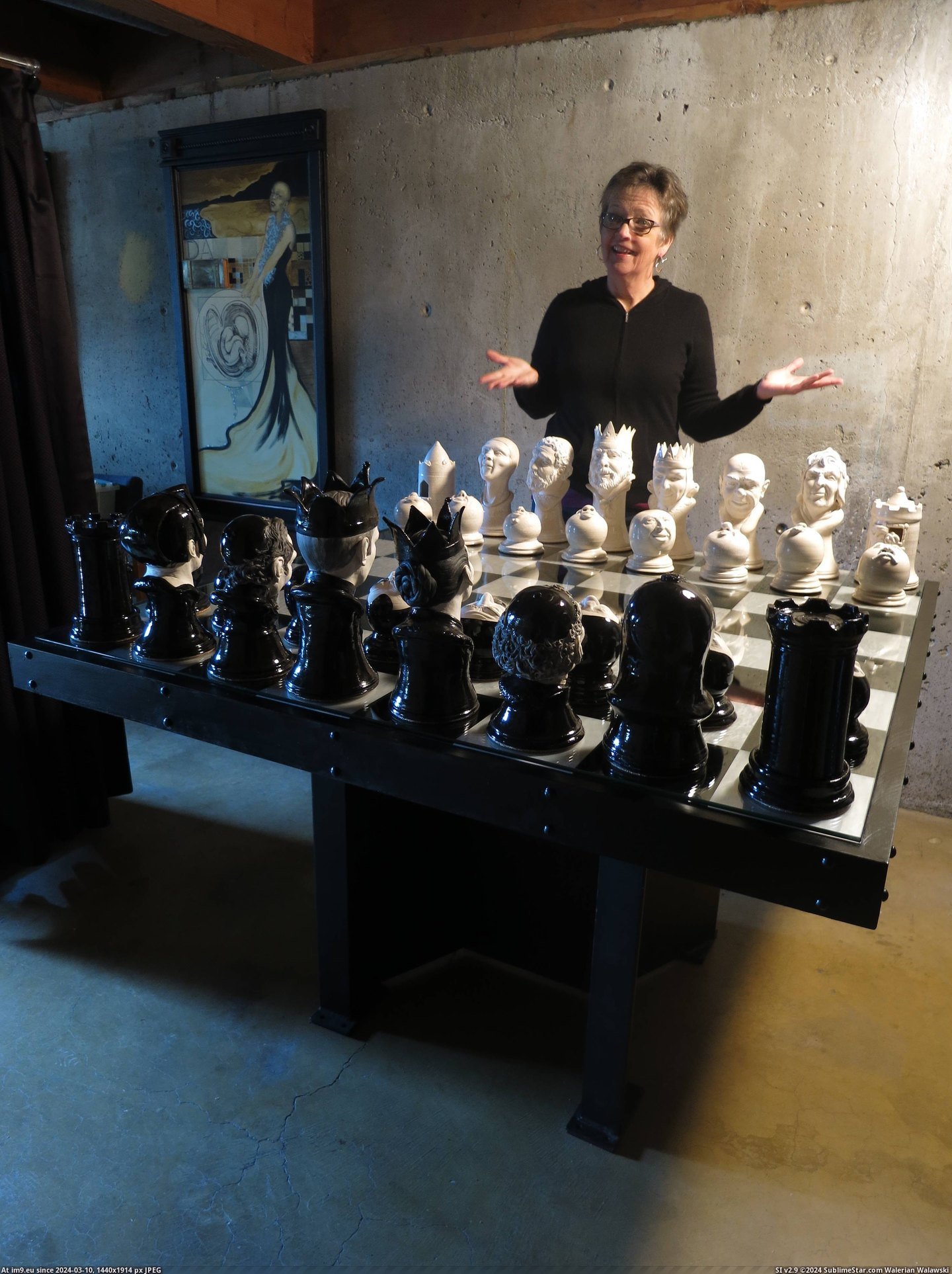 #Share #Thought #Medieval #Chess #Mom #Finished [Pics] My Mom just finished her Medieval Chess Set. Thought I should share. 3 Pic. (Bild von album My r/PICS favs))