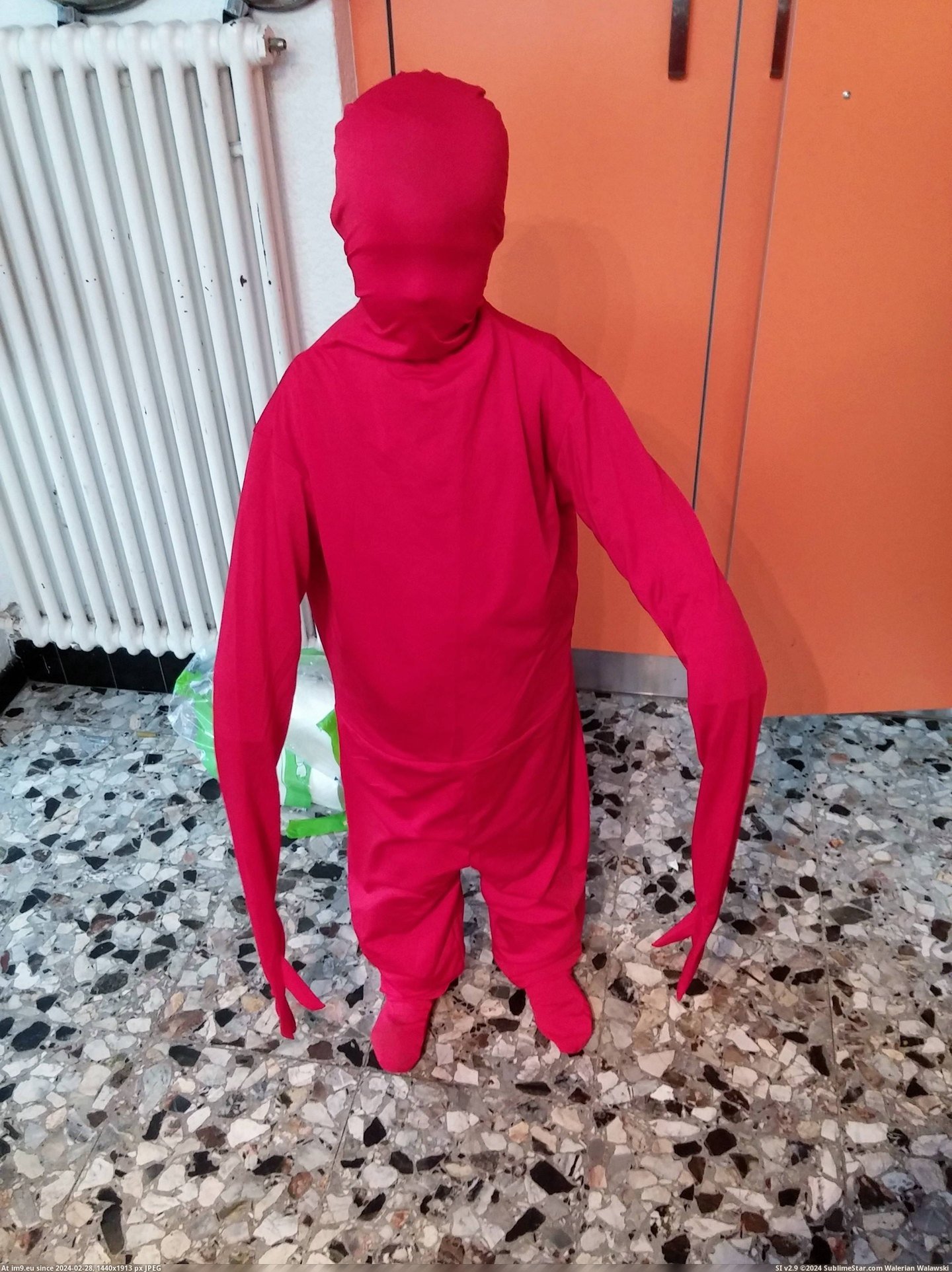 #Son #Terrifying #Morph #Suit [Pics] my son found my morph suit and it's terrifying Pic. (Obraz z album My r/PICS favs))
