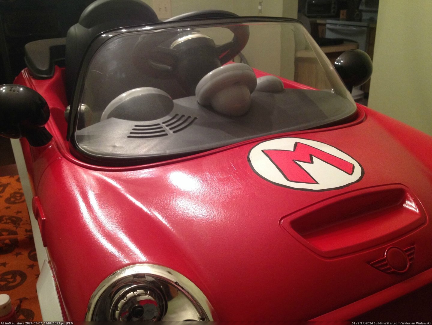#For #Halloween #Son #Mario #Kart #Built #Him [Pics] My son's going as Mario for Halloween... so I 'built' him a Mario Kart 6 Pic. (Obraz z album My r/PICS favs))